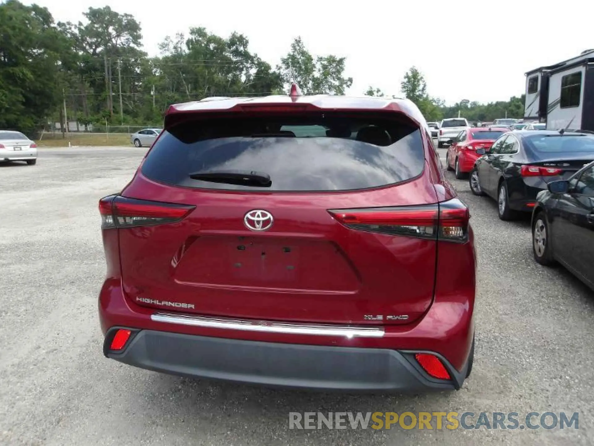 7 fotografías del automóvil dañado 5TDGZRBH6MS554982 TOYOTA HIGHLANDER 2021
