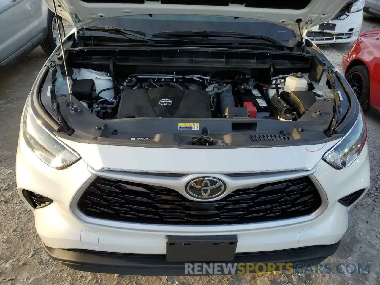 11 fotografías del automóvil dañado 5TDGZRBH7MS063482 TOYOTA HIGHLANDER 2021