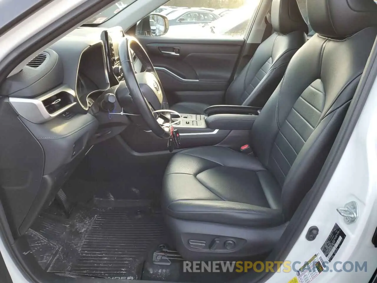 7 fotografías del automóvil dañado 5TDGZRBH7MS063482 TOYOTA HIGHLANDER 2021