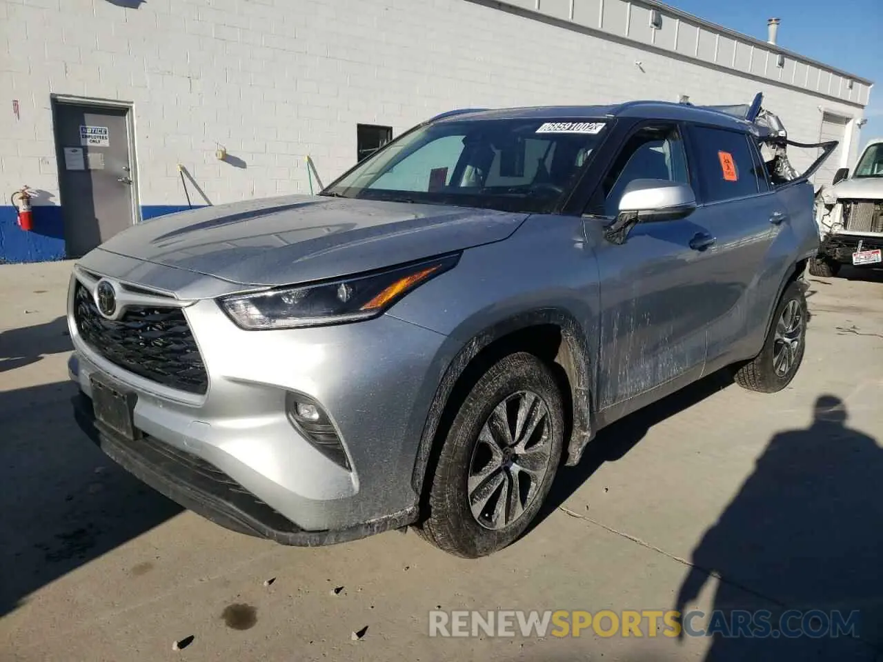 1 fotografías del automóvil dañado 5TDGZRBH7MS120294 TOYOTA HIGHLANDER 2021