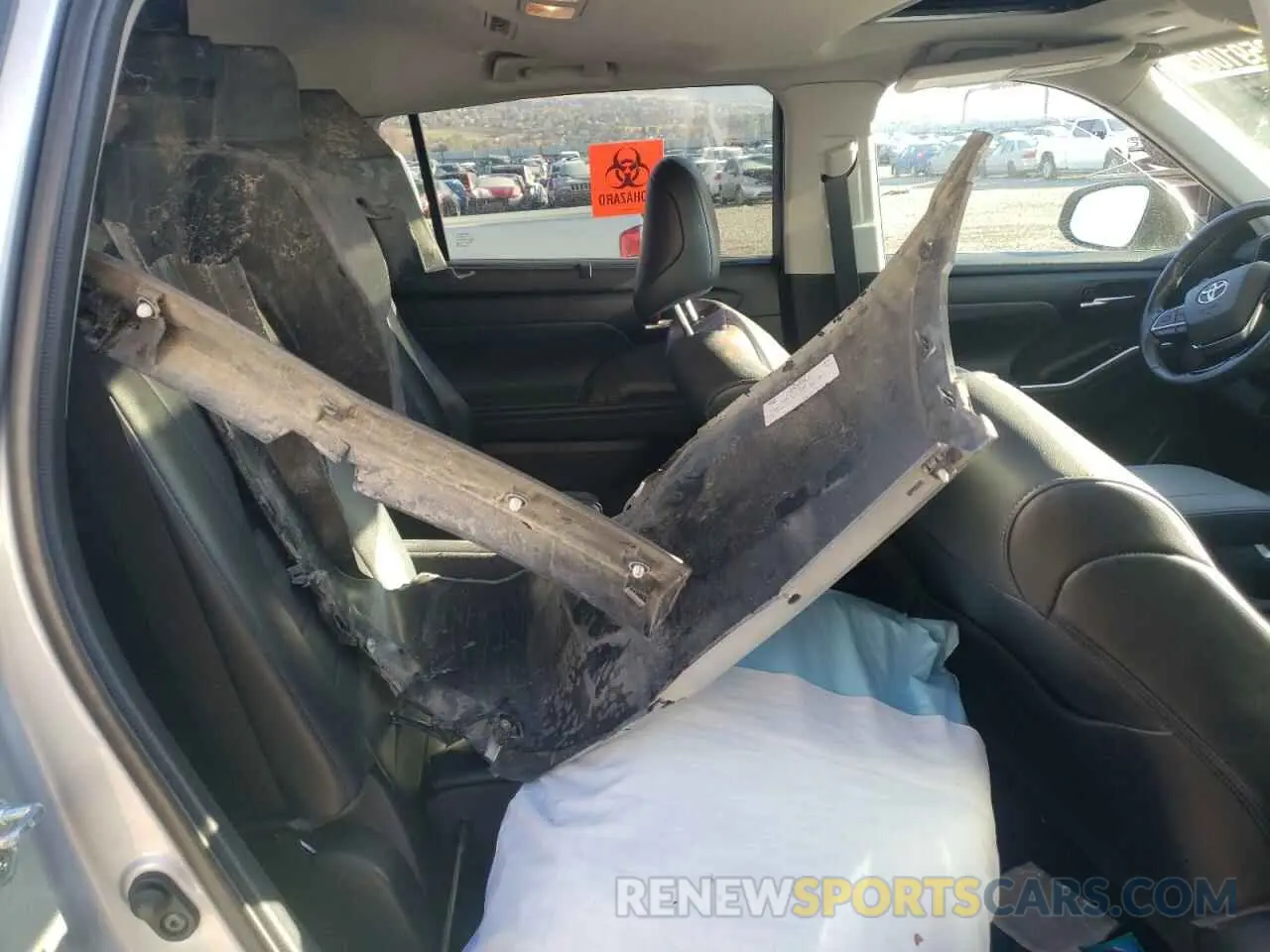10 fotografías del automóvil dañado 5TDGZRBH7MS120294 TOYOTA HIGHLANDER 2021
