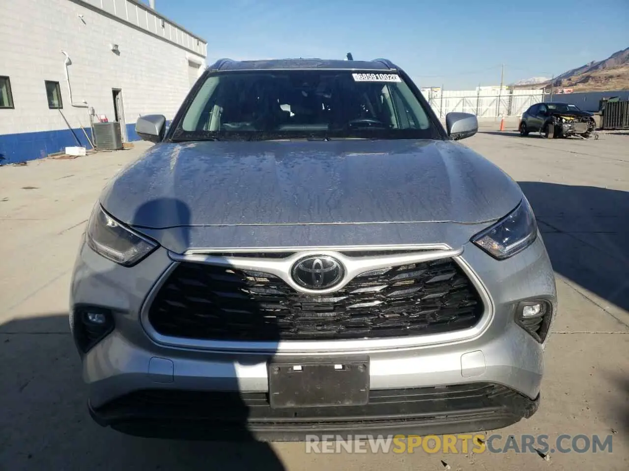 5 fotografías del automóvil dañado 5TDGZRBH7MS120294 TOYOTA HIGHLANDER 2021