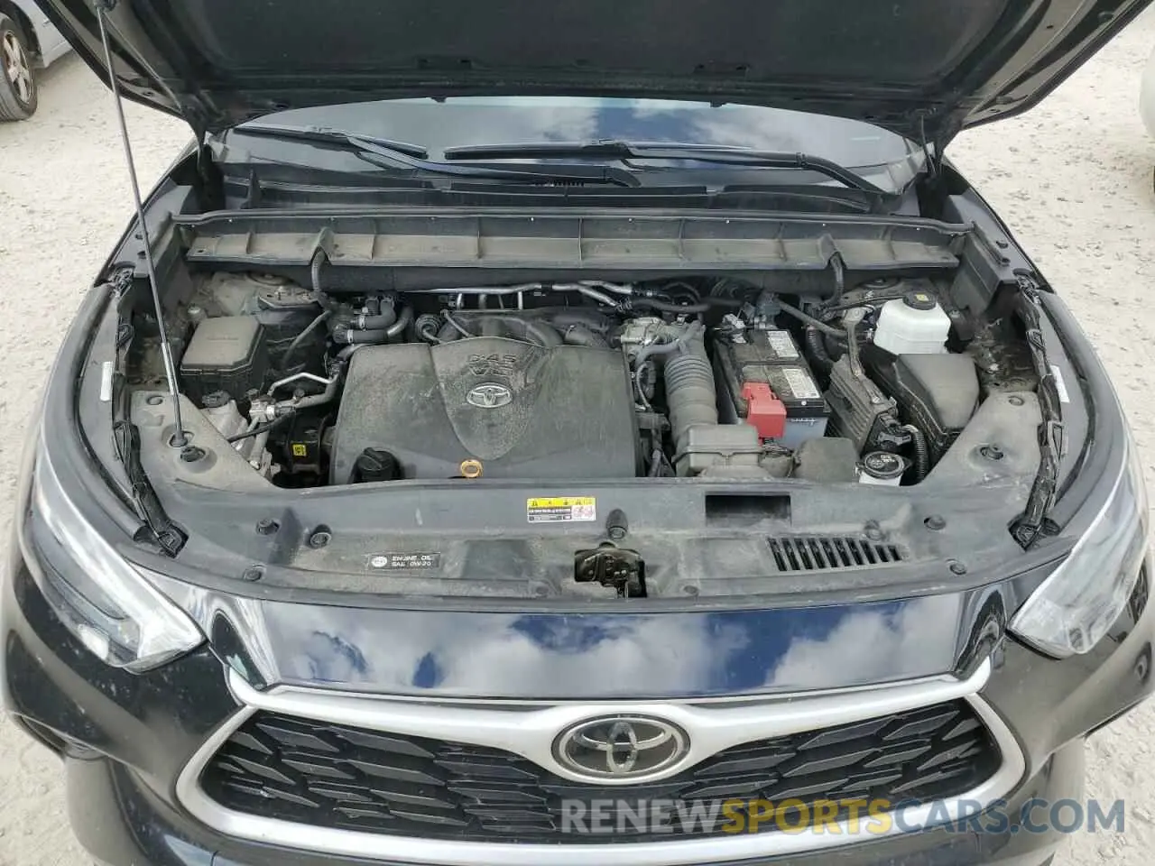 12 fotografías del automóvil dañado 5TDGZRBH7MS124989 TOYOTA HIGHLANDER 2021