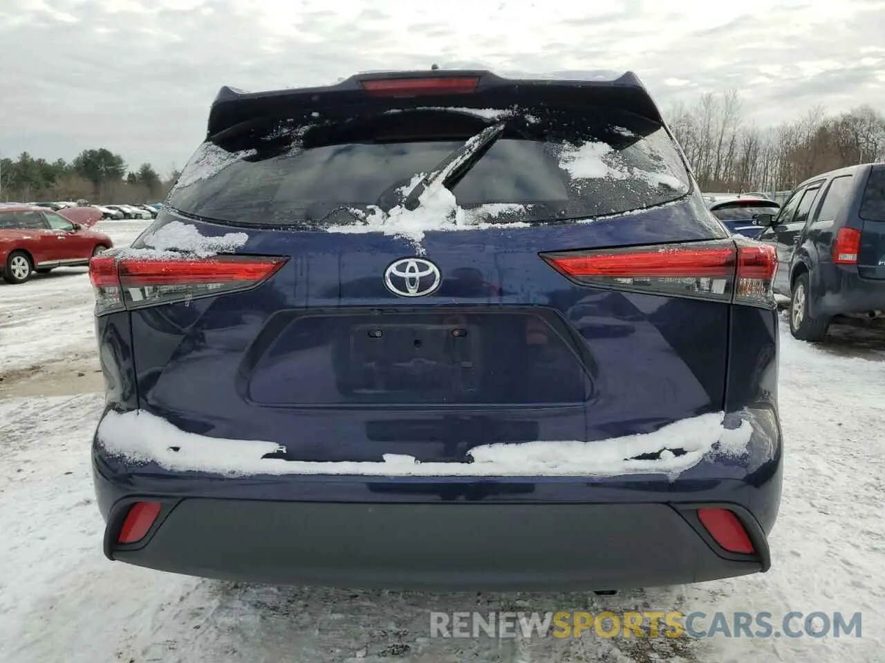 6 fotografías del automóvil dañado 5TDGZRBH7MS529976 TOYOTA HIGHLANDER 2021