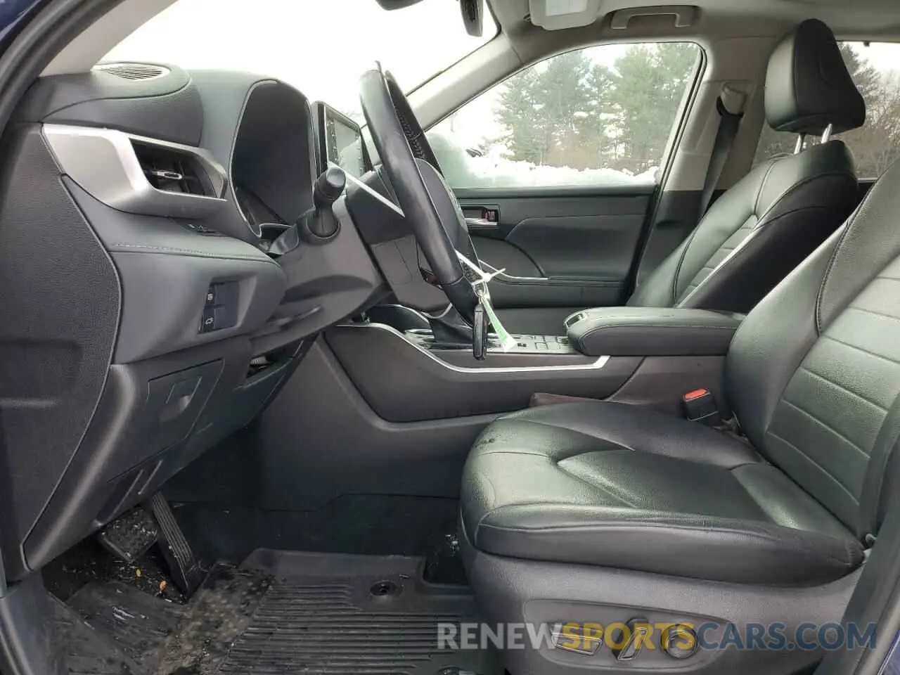 7 fotografías del automóvil dañado 5TDGZRBH7MS529976 TOYOTA HIGHLANDER 2021