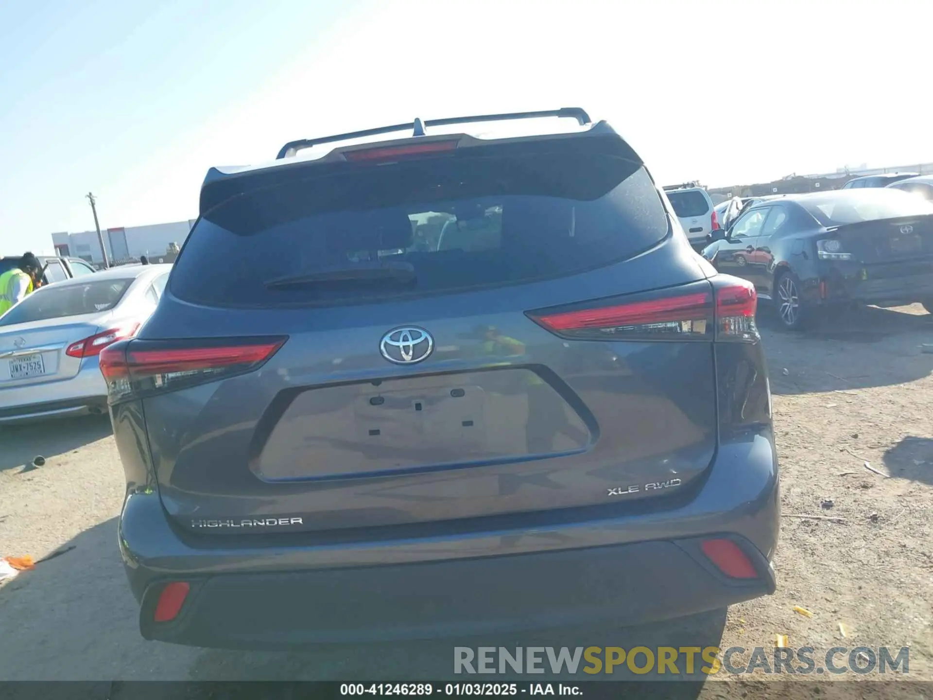 16 fotografías del automóvil dañado 5TDGZRBH7MS540086 TOYOTA HIGHLANDER 2021
