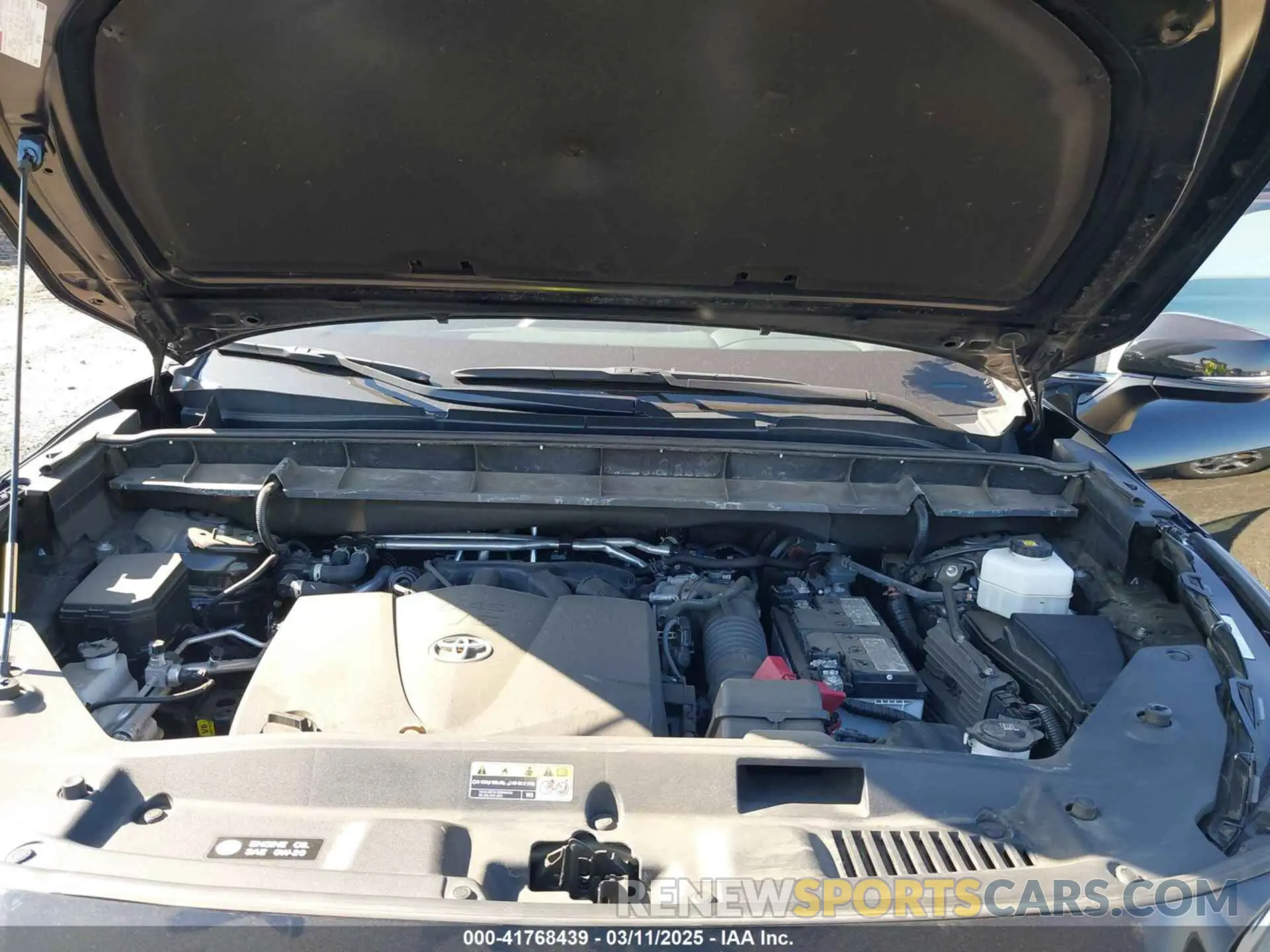 10 fotografías del automóvil dañado 5TDGZRBH7MS557857 TOYOTA HIGHLANDER 2021