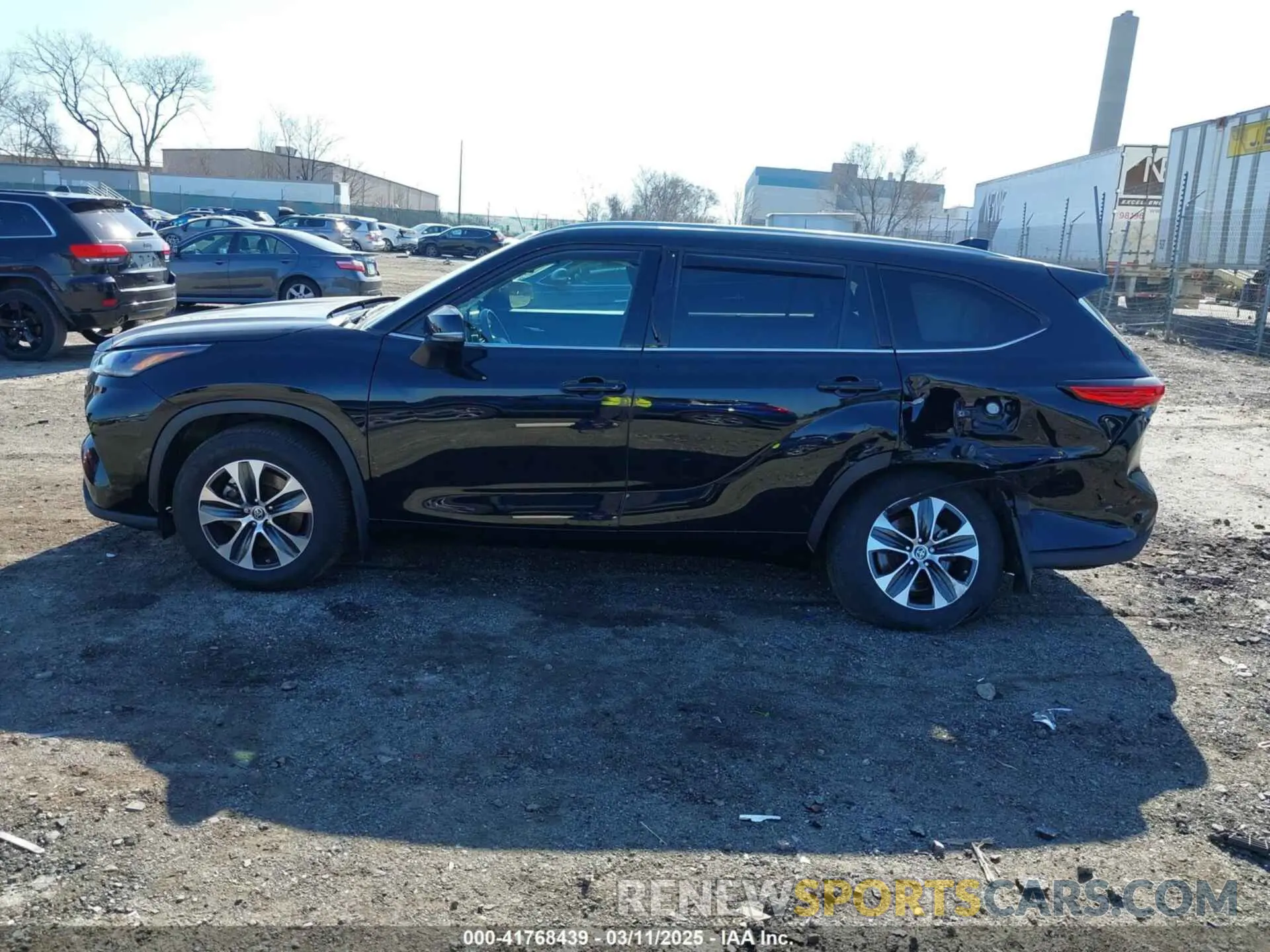 14 fotografías del automóvil dañado 5TDGZRBH7MS557857 TOYOTA HIGHLANDER 2021