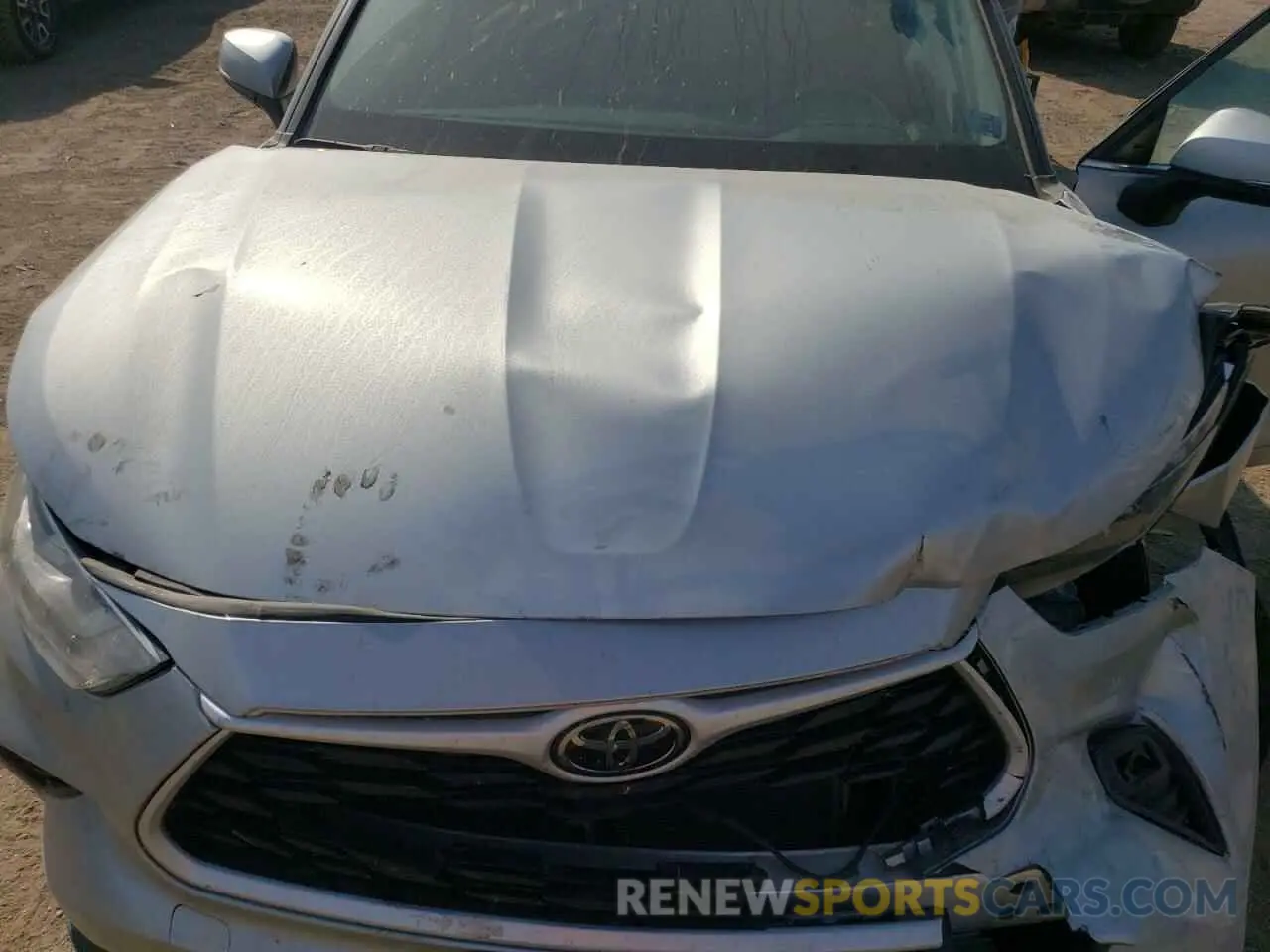 12 fotografías del automóvil dañado 5TDGZRBH8MS114424 TOYOTA HIGHLANDER 2021