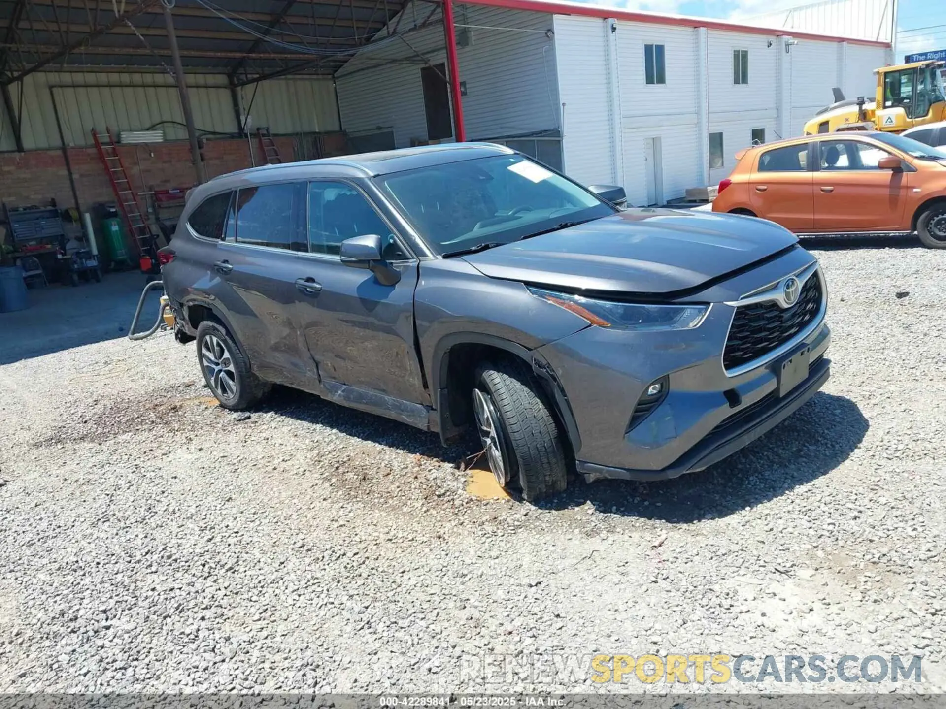1 fotografías del automóvil dañado 5TDGZRBH8MS117999 TOYOTA HIGHLANDER 2021