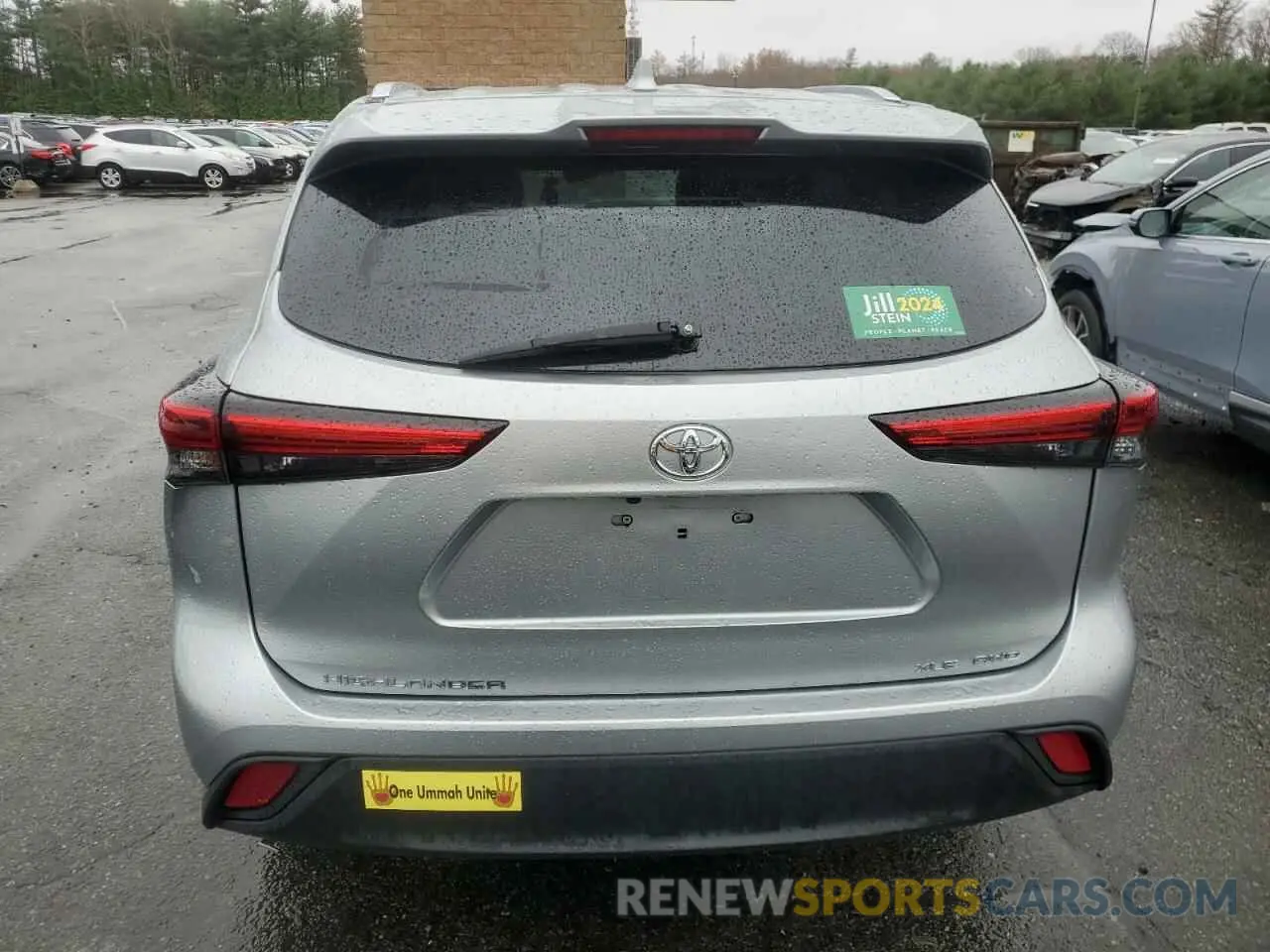 6 fotografías del automóvil dañado 5TDGZRBH8MS548035 TOYOTA HIGHLANDER 2021