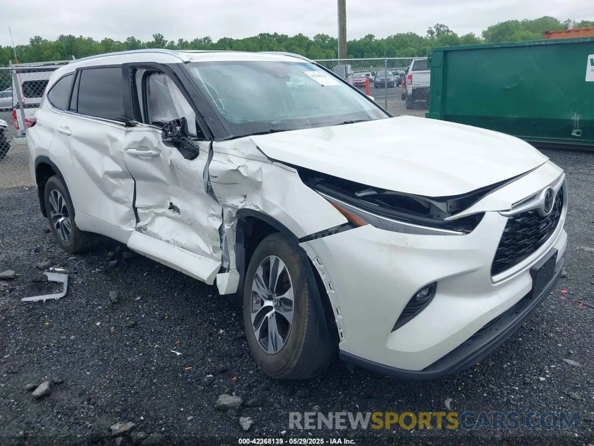 1 fotografías del automóvil dañado 5TDGZRBH8MS551095 TOYOTA HIGHLANDER 2021