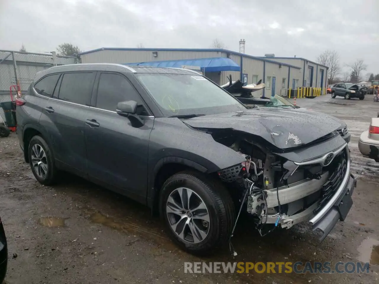 1 fotografías del automóvil dañado 5TDGZRBH9MS154804 TOYOTA HIGHLANDER 2021