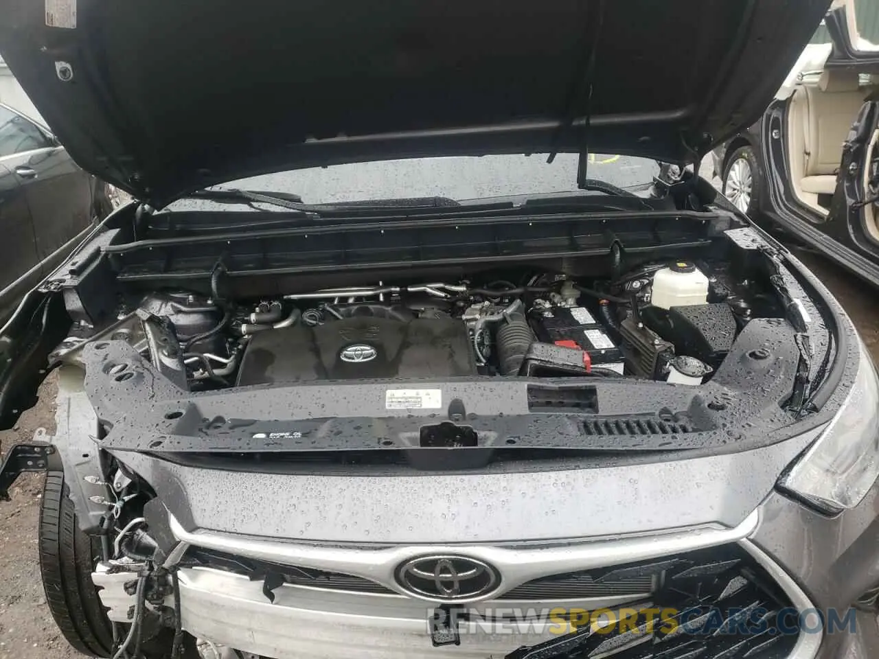 7 fotografías del automóvil dañado 5TDGZRBH9MS154804 TOYOTA HIGHLANDER 2021
