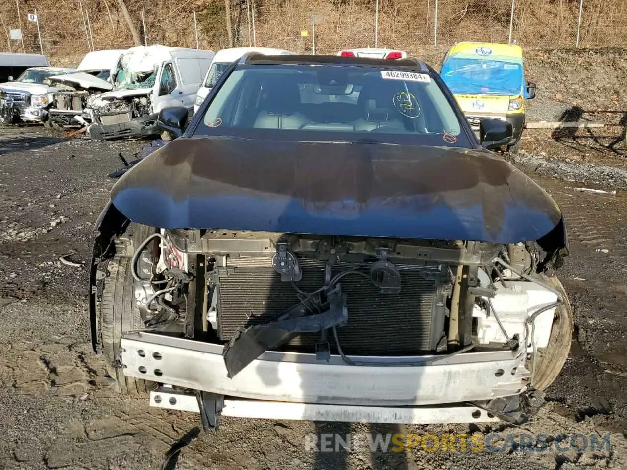5 fotografías del automóvil dañado 5TDGZRBH9MS528862 TOYOTA HIGHLANDER 2021