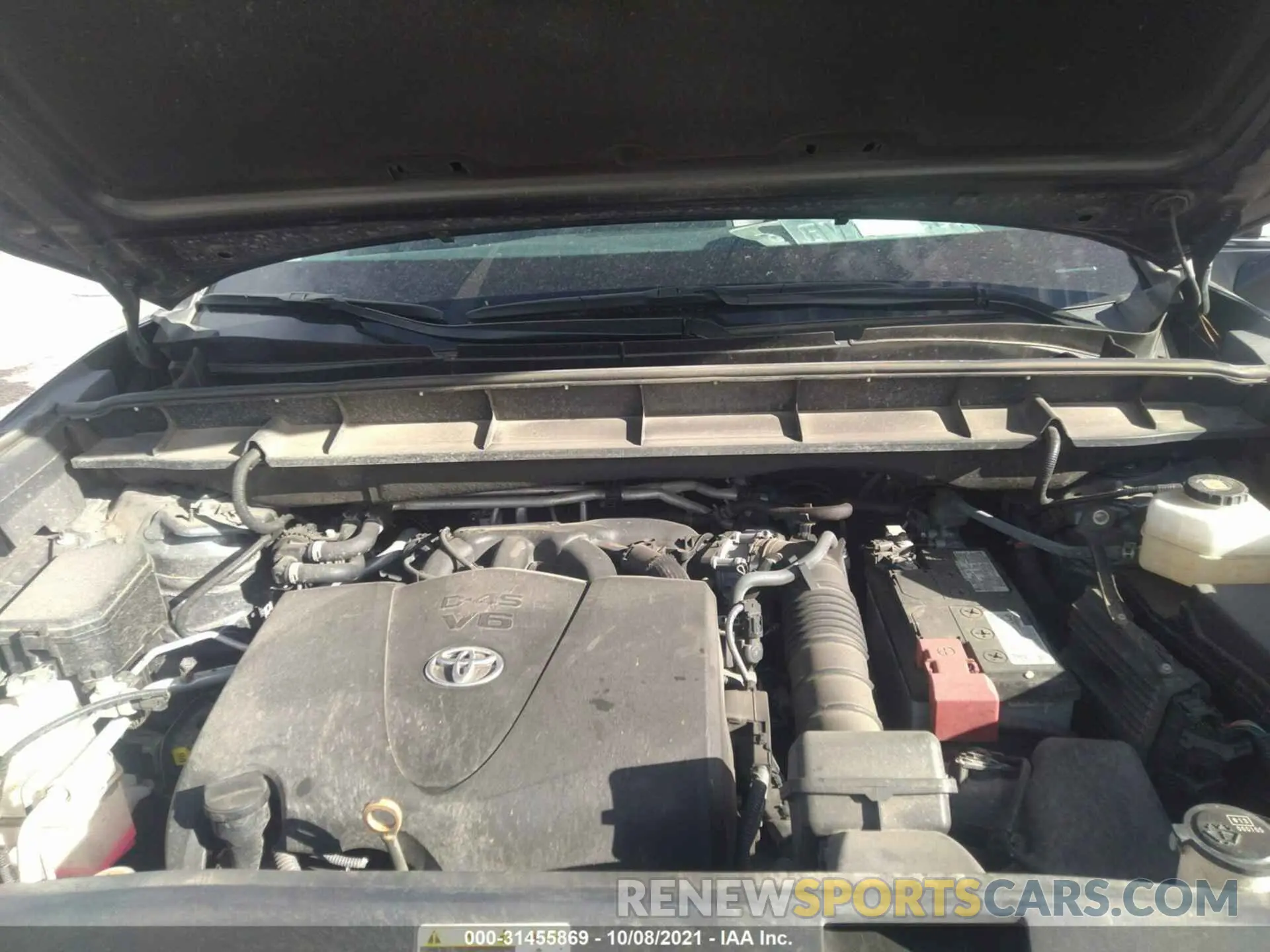10 fotografías del automóvil dañado 5TDGZRBHXMS070541 TOYOTA HIGHLANDER 2021