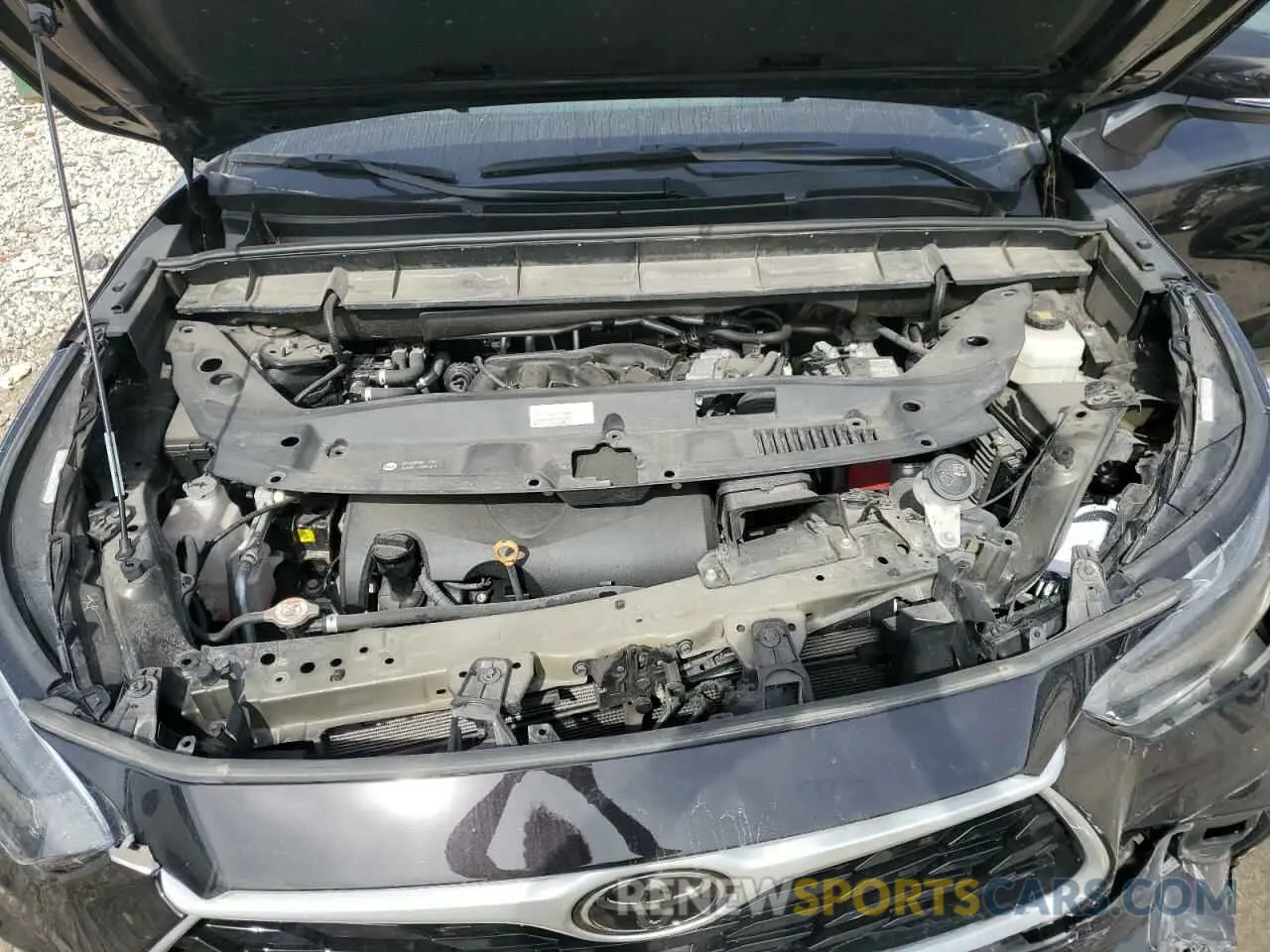 12 fotografías del automóvil dañado 5TDGZRBHXMS074492 TOYOTA HIGHLANDER 2021