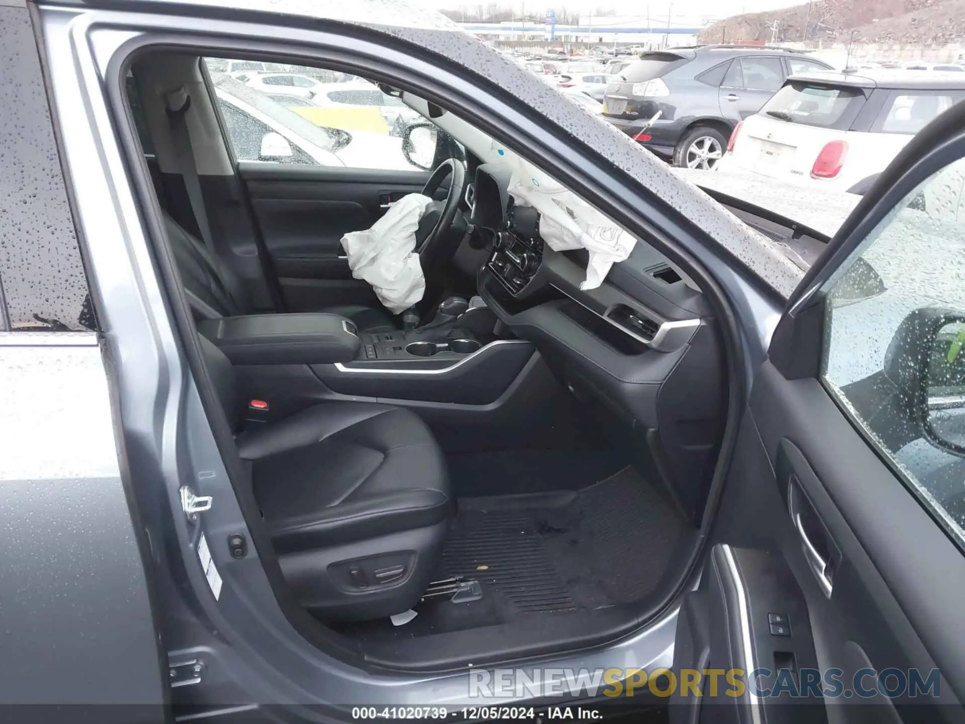 5 fotografías del automóvil dañado 5TDGZRBHXMS095794 TOYOTA HIGHLANDER 2021