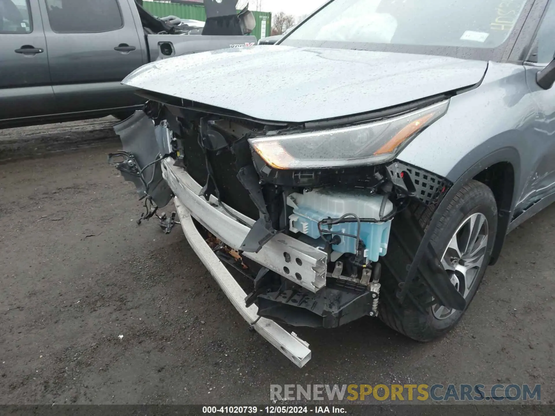 6 fotografías del automóvil dañado 5TDGZRBHXMS095794 TOYOTA HIGHLANDER 2021