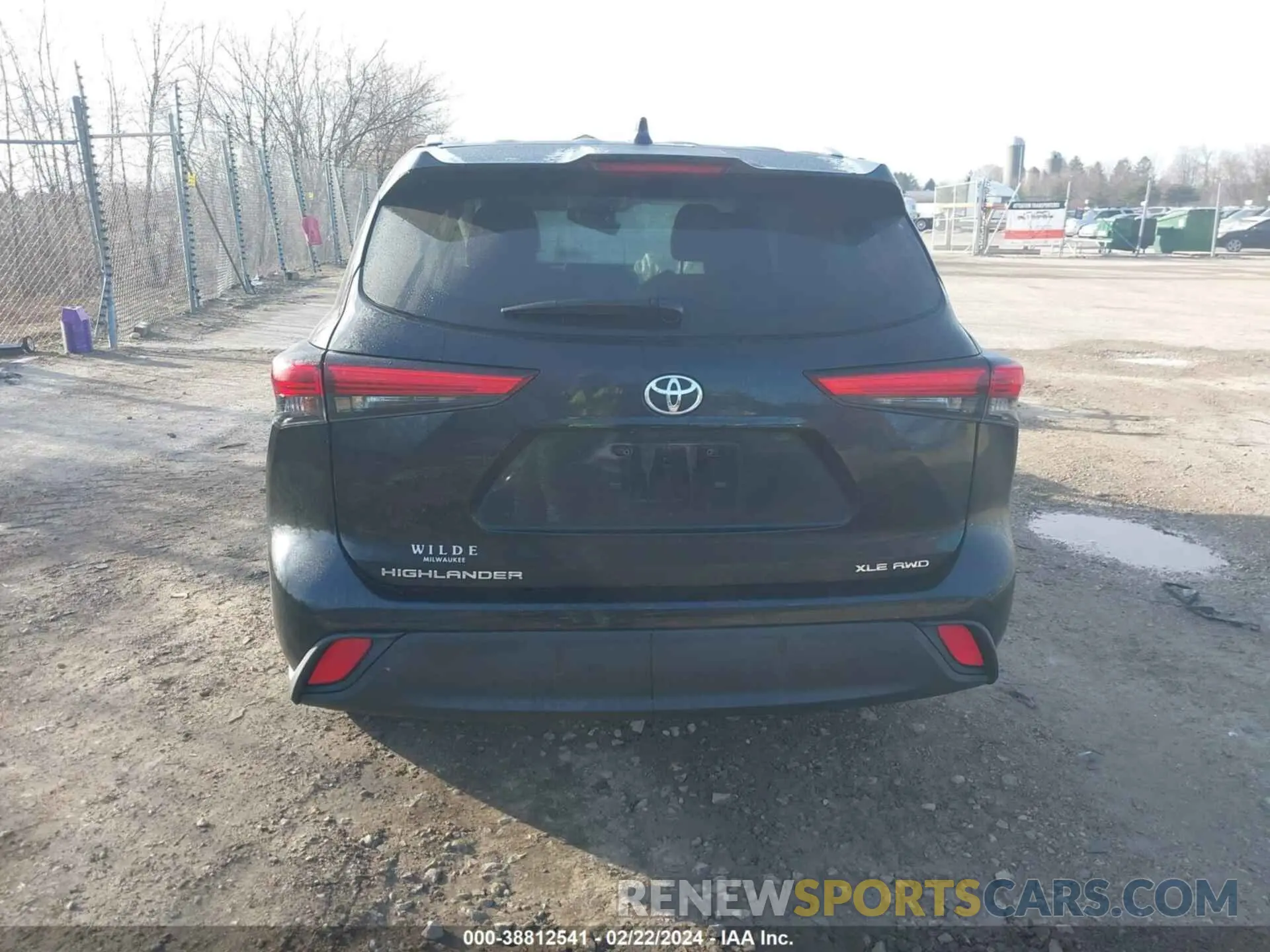 15 fotografías del automóvil dañado 5TDGZRBHXMS141043 TOYOTA HIGHLANDER 2021