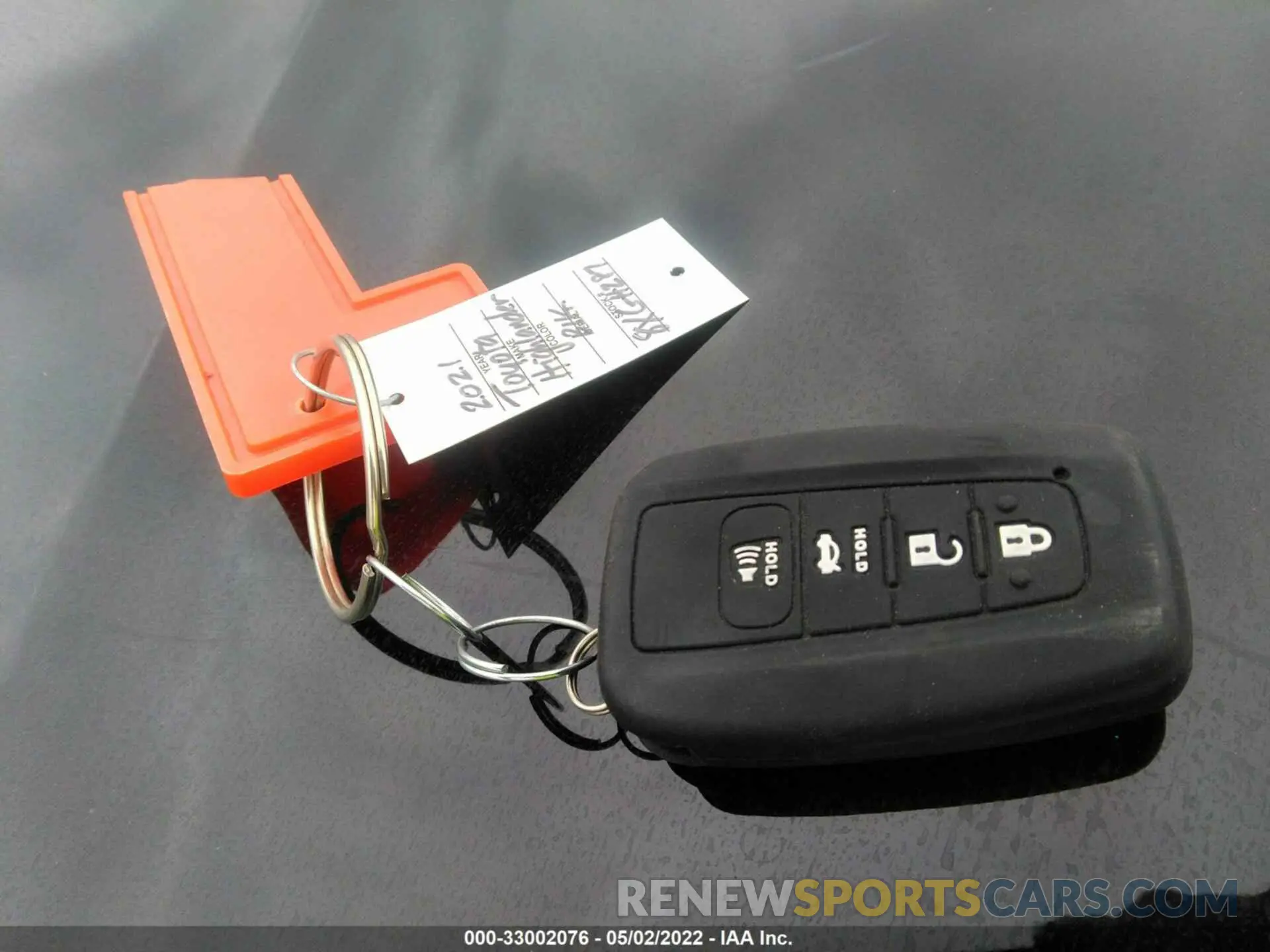 11 fotografías del automóvil dañado 5TDHARAH2MS507834 TOYOTA HIGHLANDER 2021