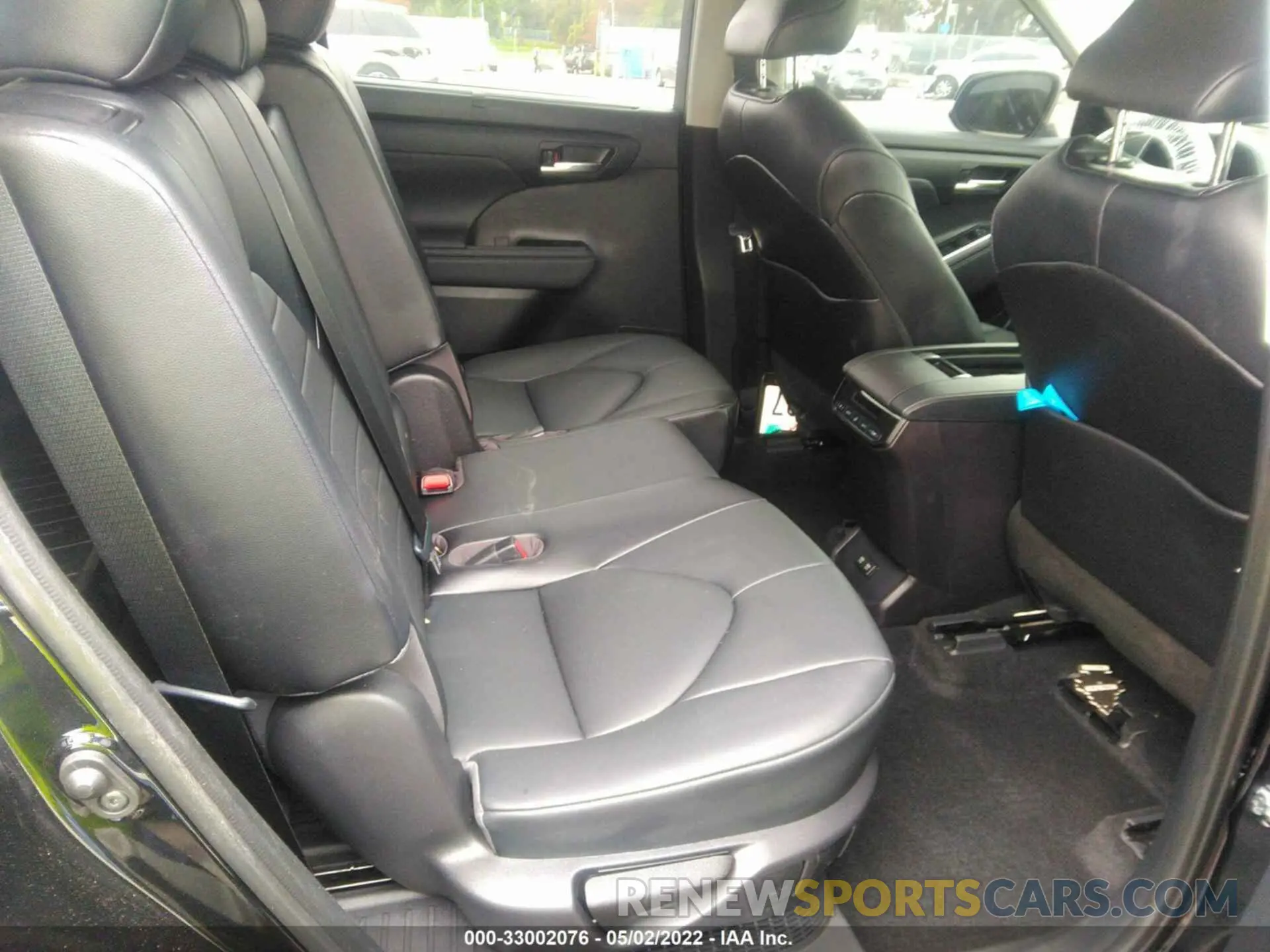 8 fotografías del automóvil dañado 5TDHARAH2MS507834 TOYOTA HIGHLANDER 2021