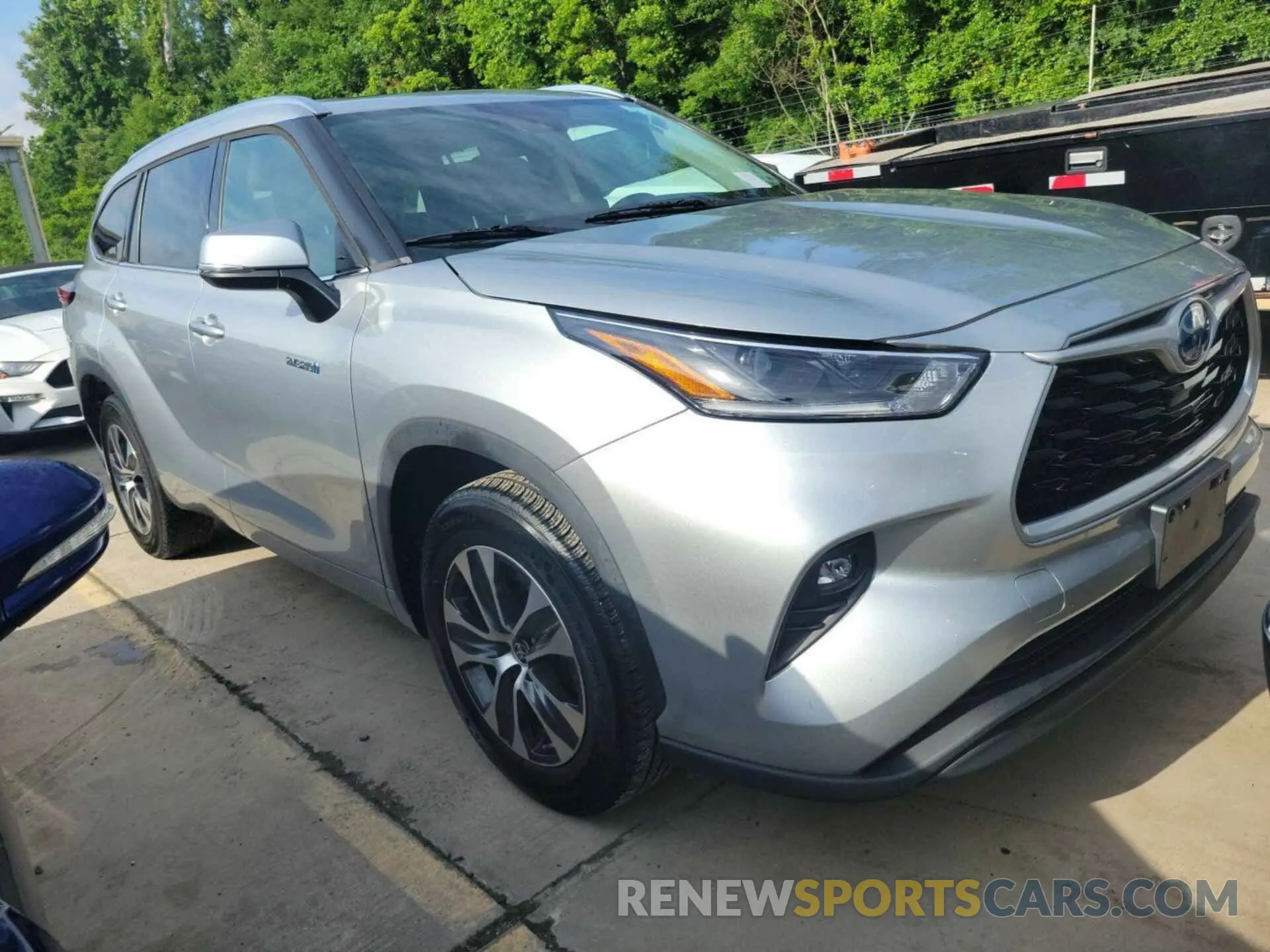12 fotografías del automóvil dañado 5TDHARAH5MS509092 TOYOTA HIGHLANDER 2021