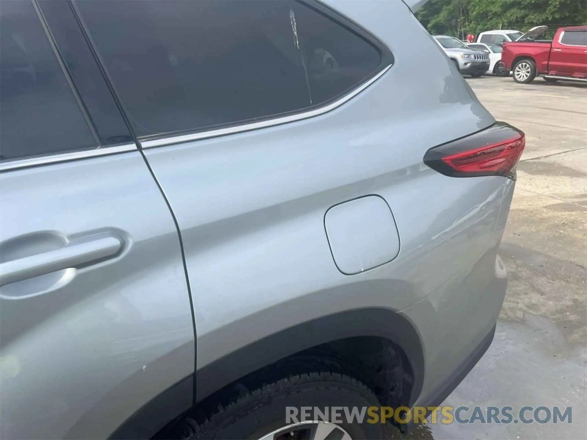 2 fotografías del automóvil dañado 5TDHARAH5MS509092 TOYOTA HIGHLANDER 2021
