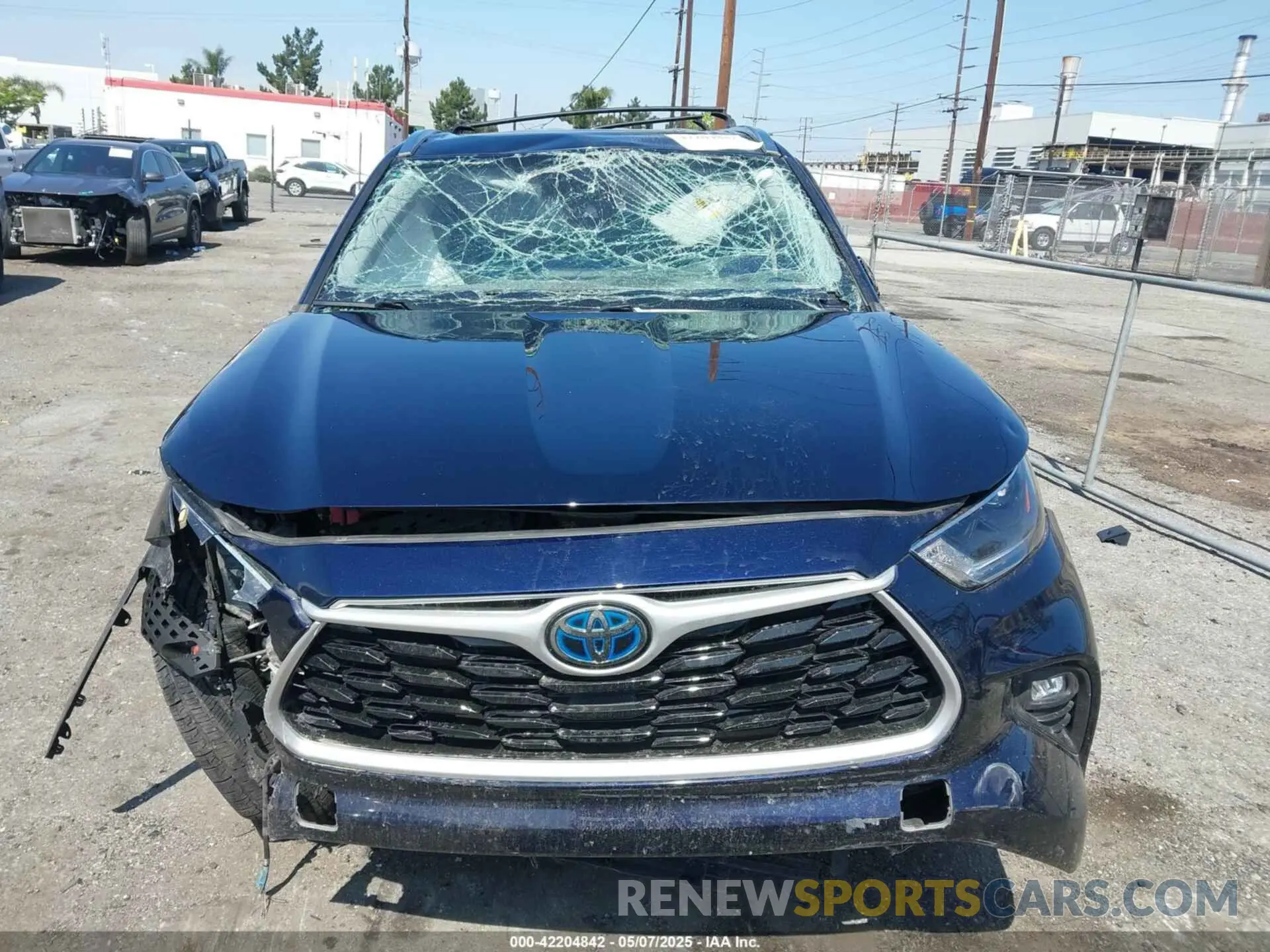 12 fotografías del automóvil dañado 5TDHARAH9MS509001 TOYOTA HIGHLANDER 2021