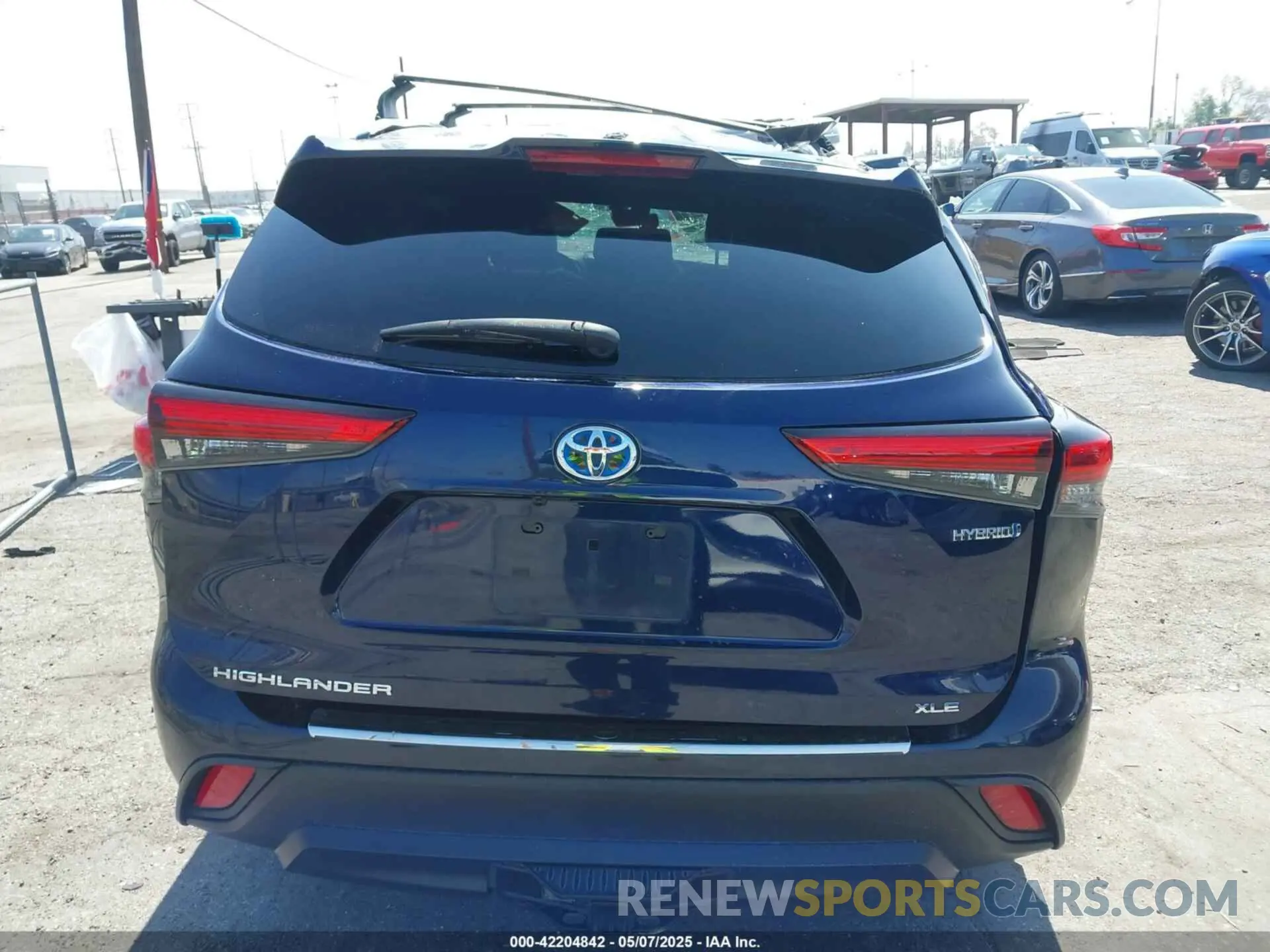 16 fotografías del automóvil dañado 5TDHARAH9MS509001 TOYOTA HIGHLANDER 2021