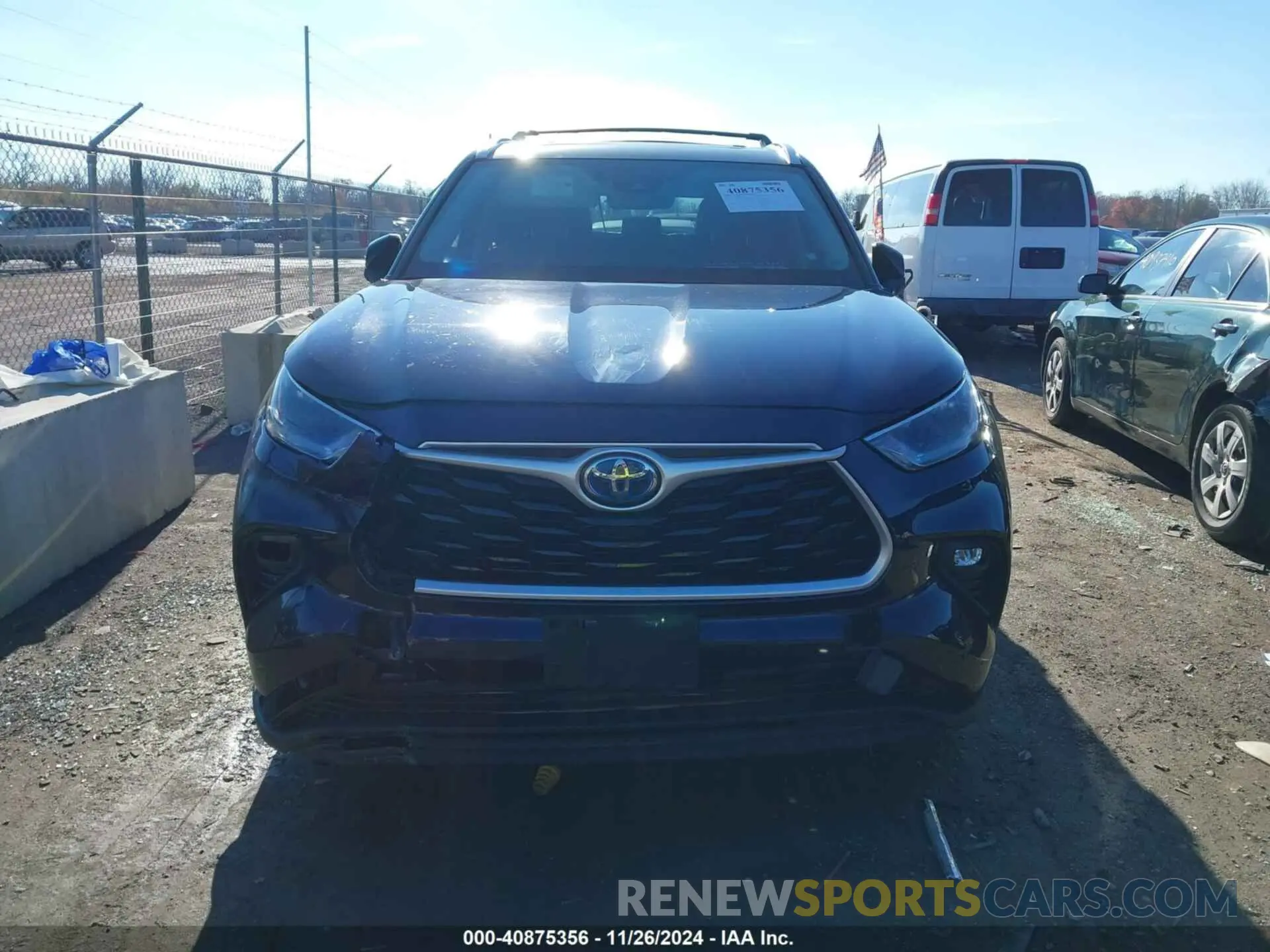 12 fotografías del automóvil dañado 5TDHBRCH0MS524206 TOYOTA HIGHLANDER 2021
