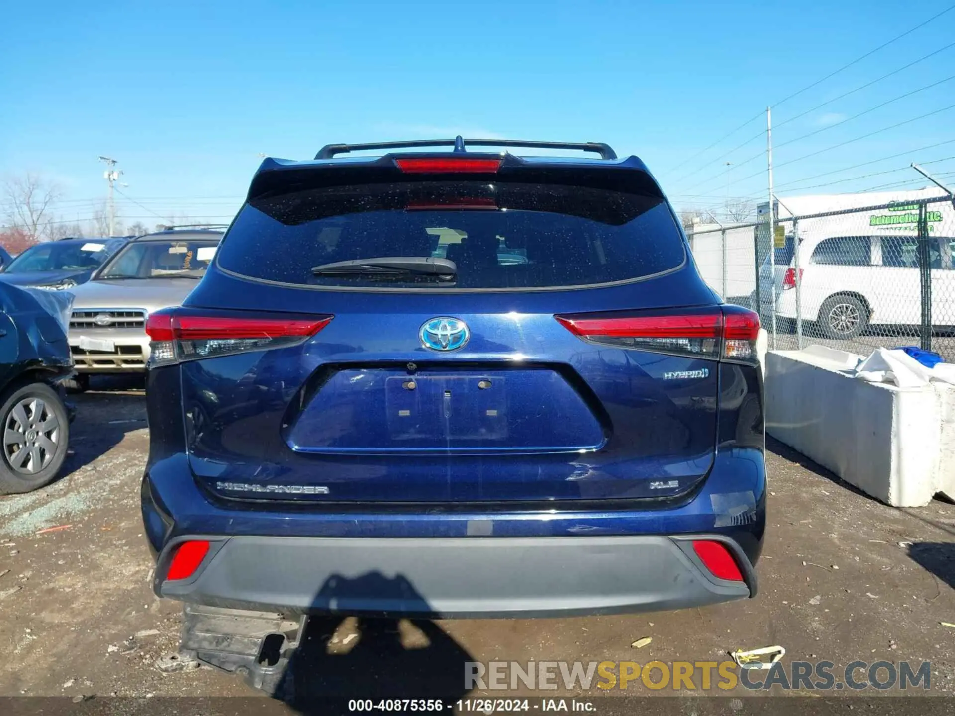 16 fotografías del automóvil dañado 5TDHBRCH0MS524206 TOYOTA HIGHLANDER 2021