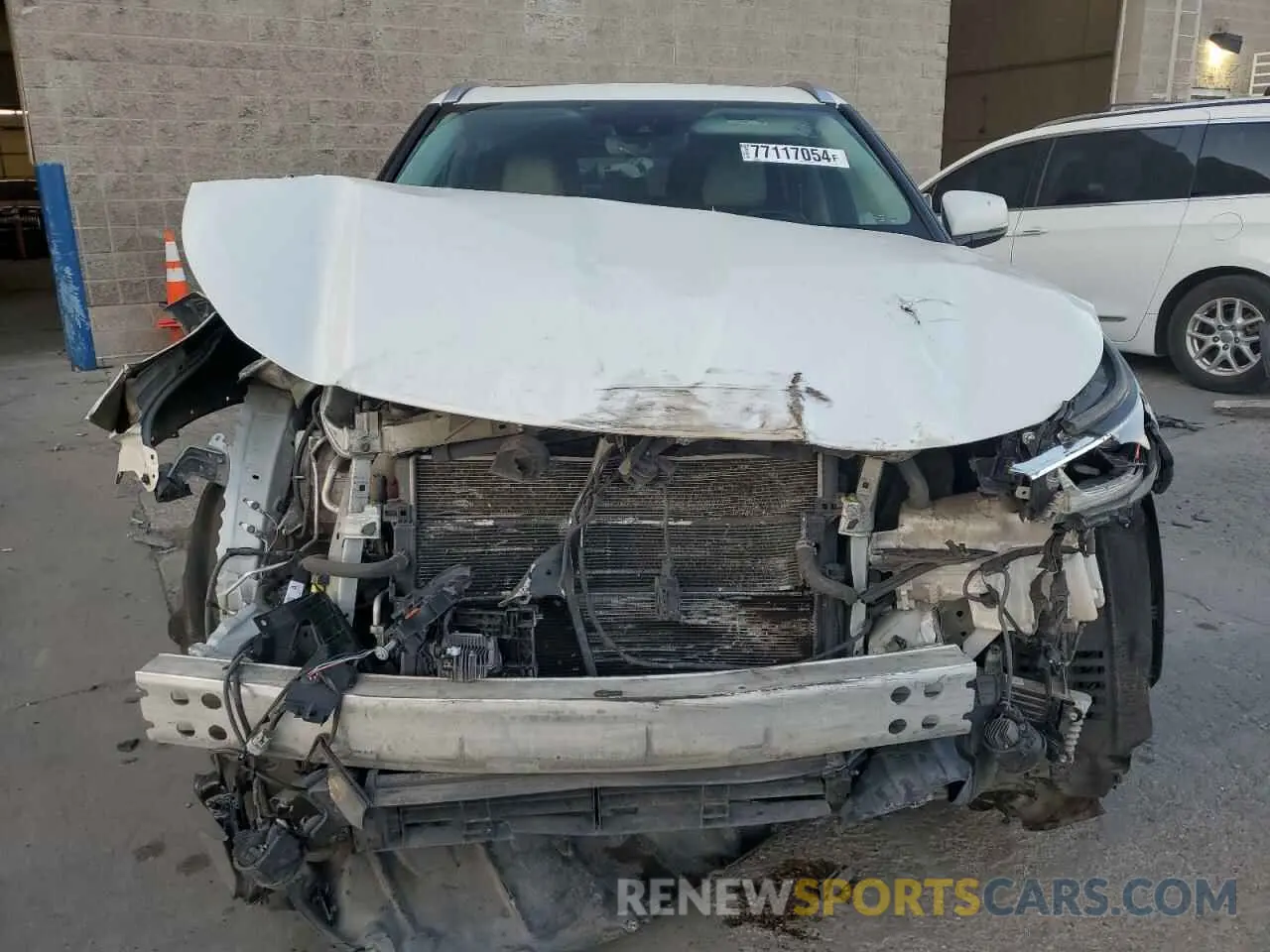 5 fotografías del automóvil dañado 5TDHBRCH1MS516244 TOYOTA HIGHLANDER 2021
