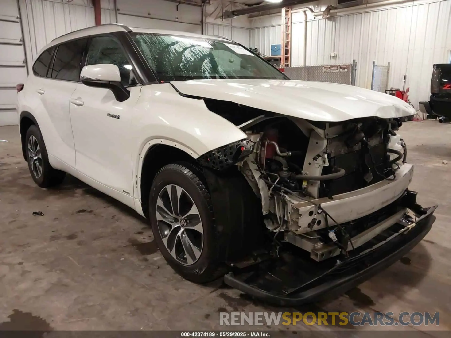 1 fotografías del automóvil dañado 5TDHBRCH2MS515572 TOYOTA HIGHLANDER 2021