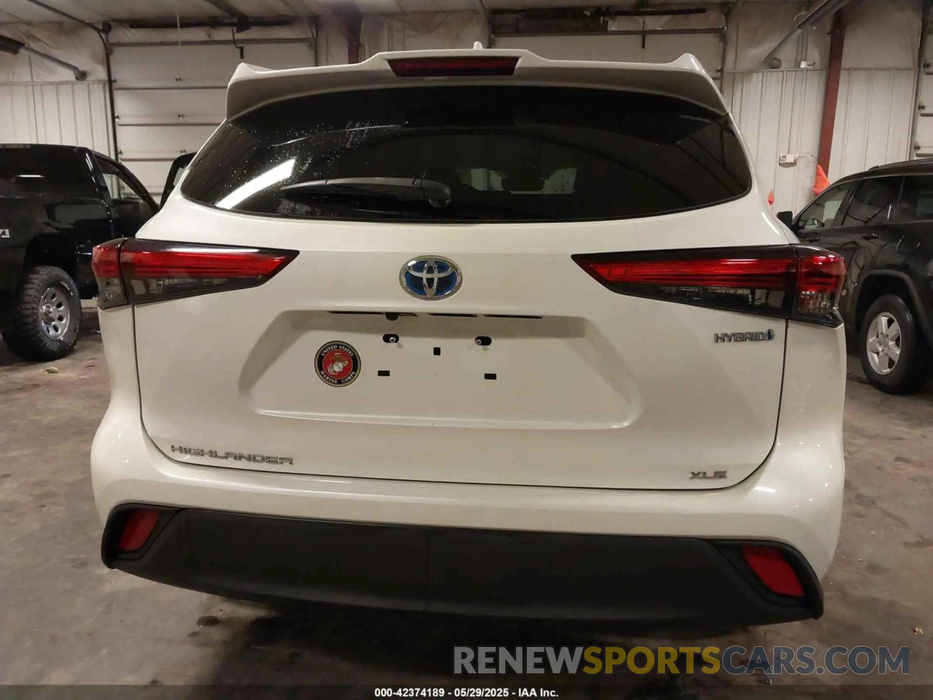 17 fotografías del automóvil dañado 5TDHBRCH2MS515572 TOYOTA HIGHLANDER 2021