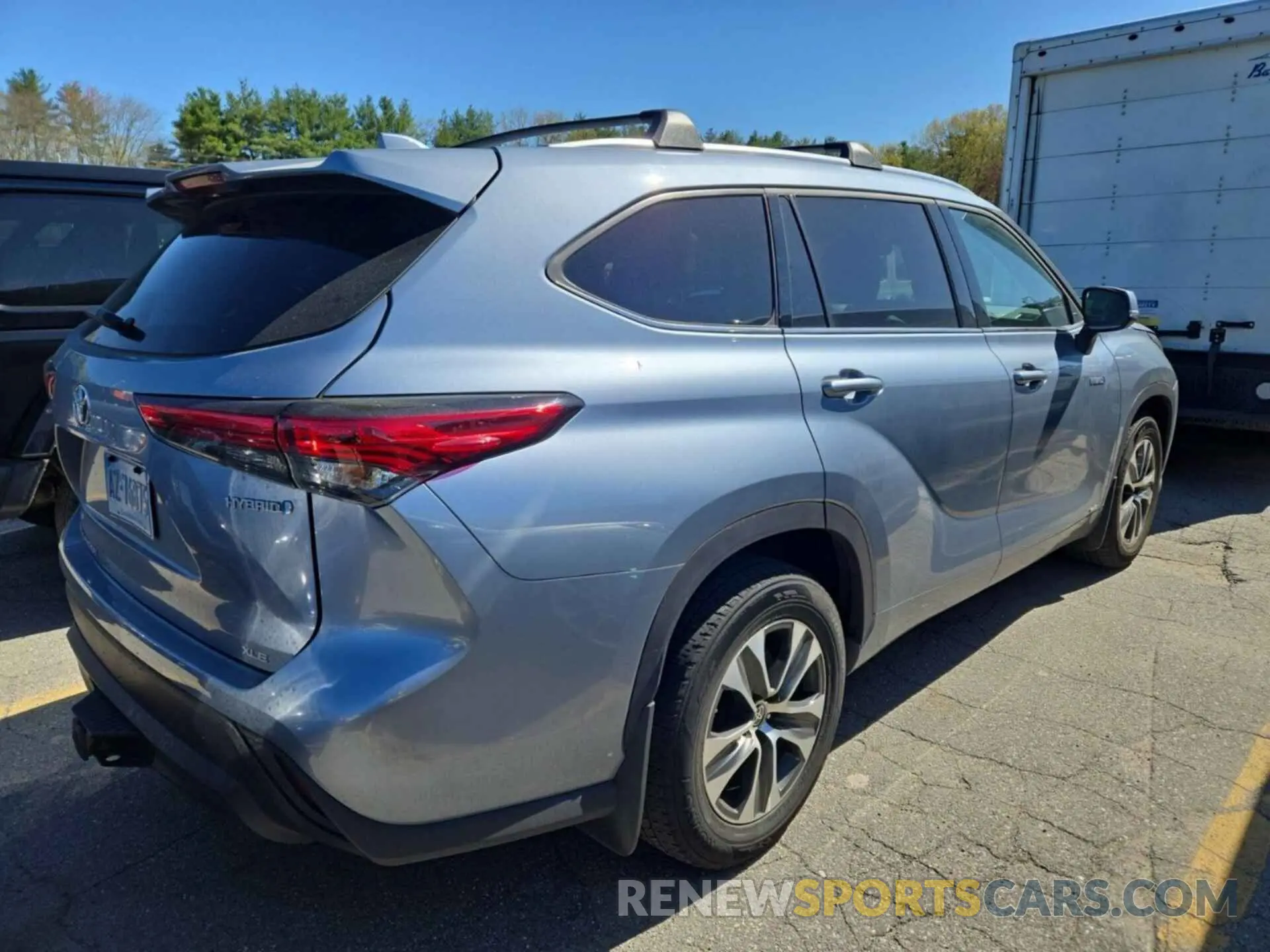 6 fotografías del automóvil dañado 5TDHBRCH3MS069349 TOYOTA HIGHLANDER 2021