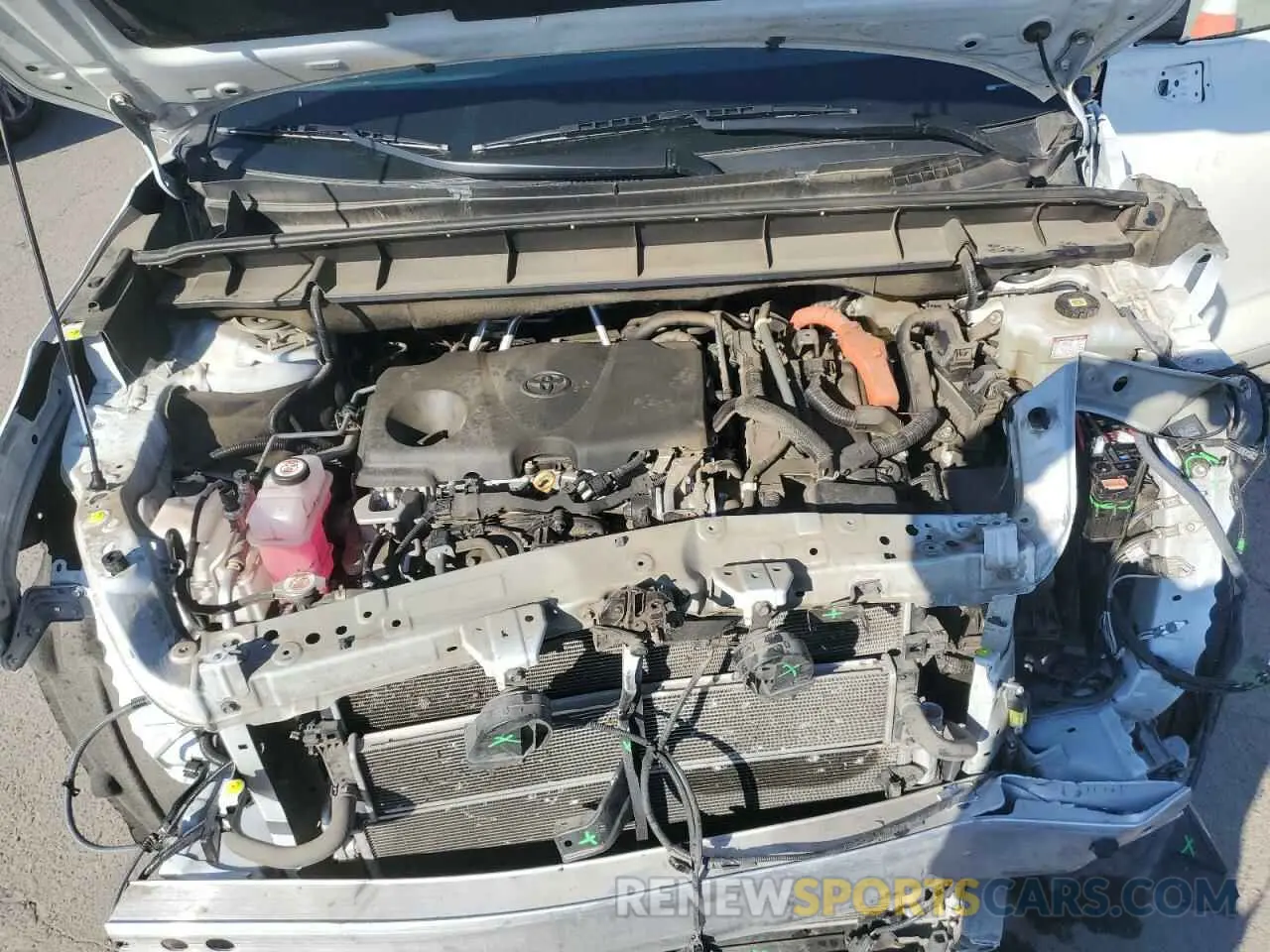 12 fotografías del automóvil dañado 5TDHBRCH3MS532560 TOYOTA HIGHLANDER 2021