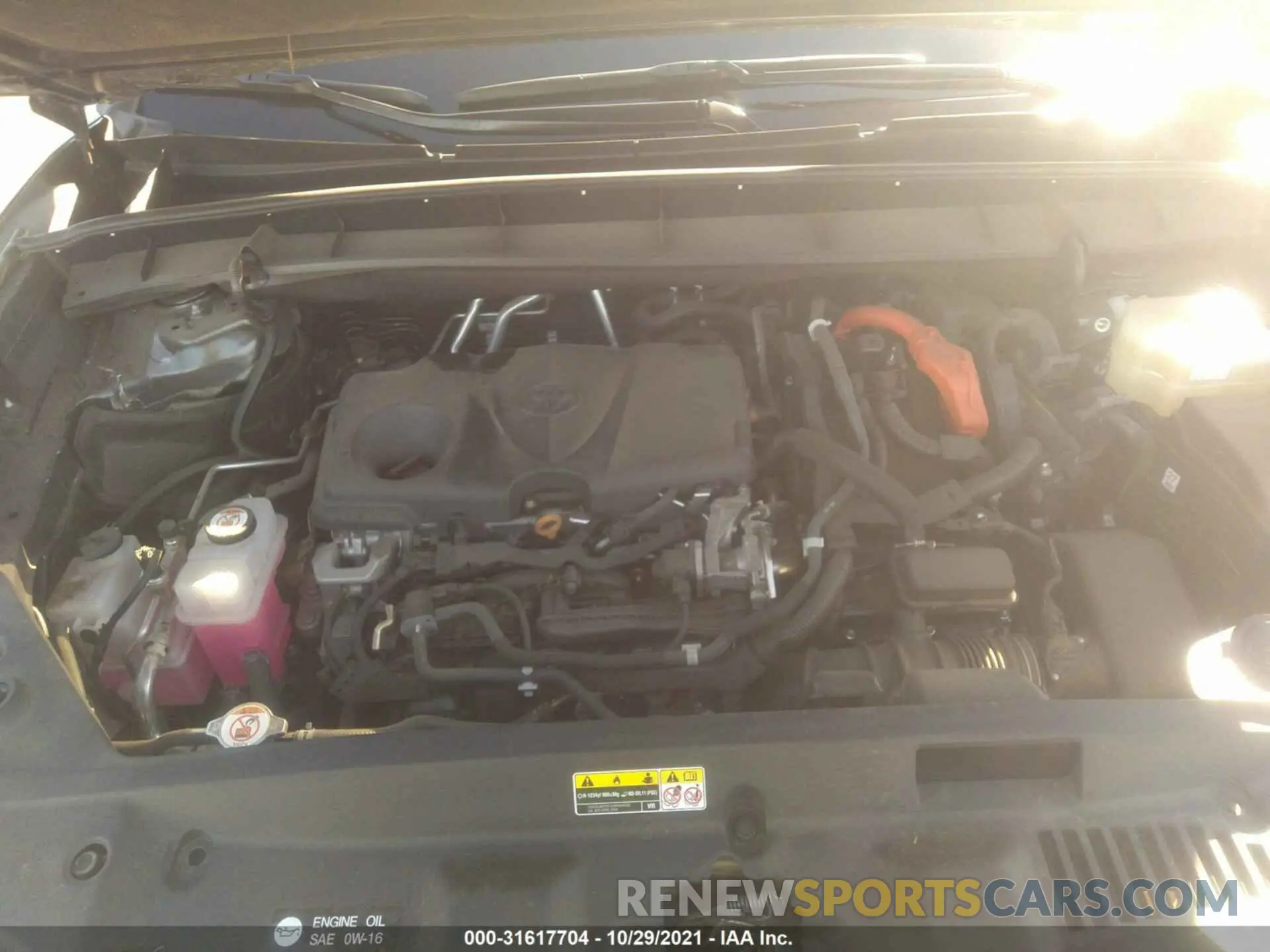 10 fotografías del automóvil dañado 5TDHBRCH4MS061082 TOYOTA HIGHLANDER 2021
