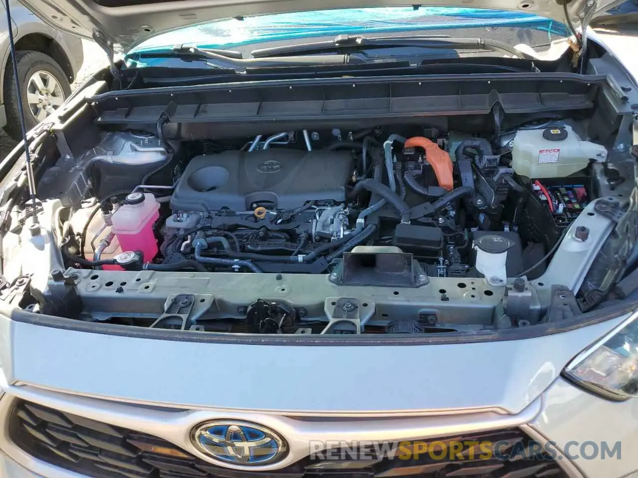 12 fotografías del automóvil dañado 5TDHBRCH4MS517565 TOYOTA HIGHLANDER 2021