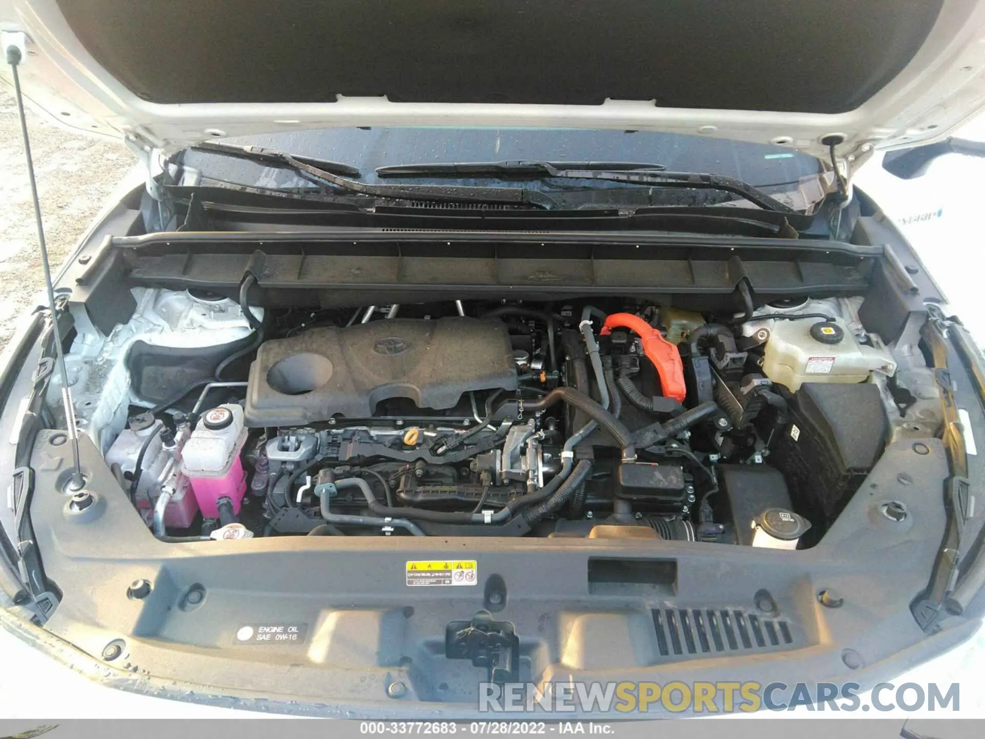 10 fotografías del automóvil dañado 5TDHBRCH5MS530468 TOYOTA HIGHLANDER 2021