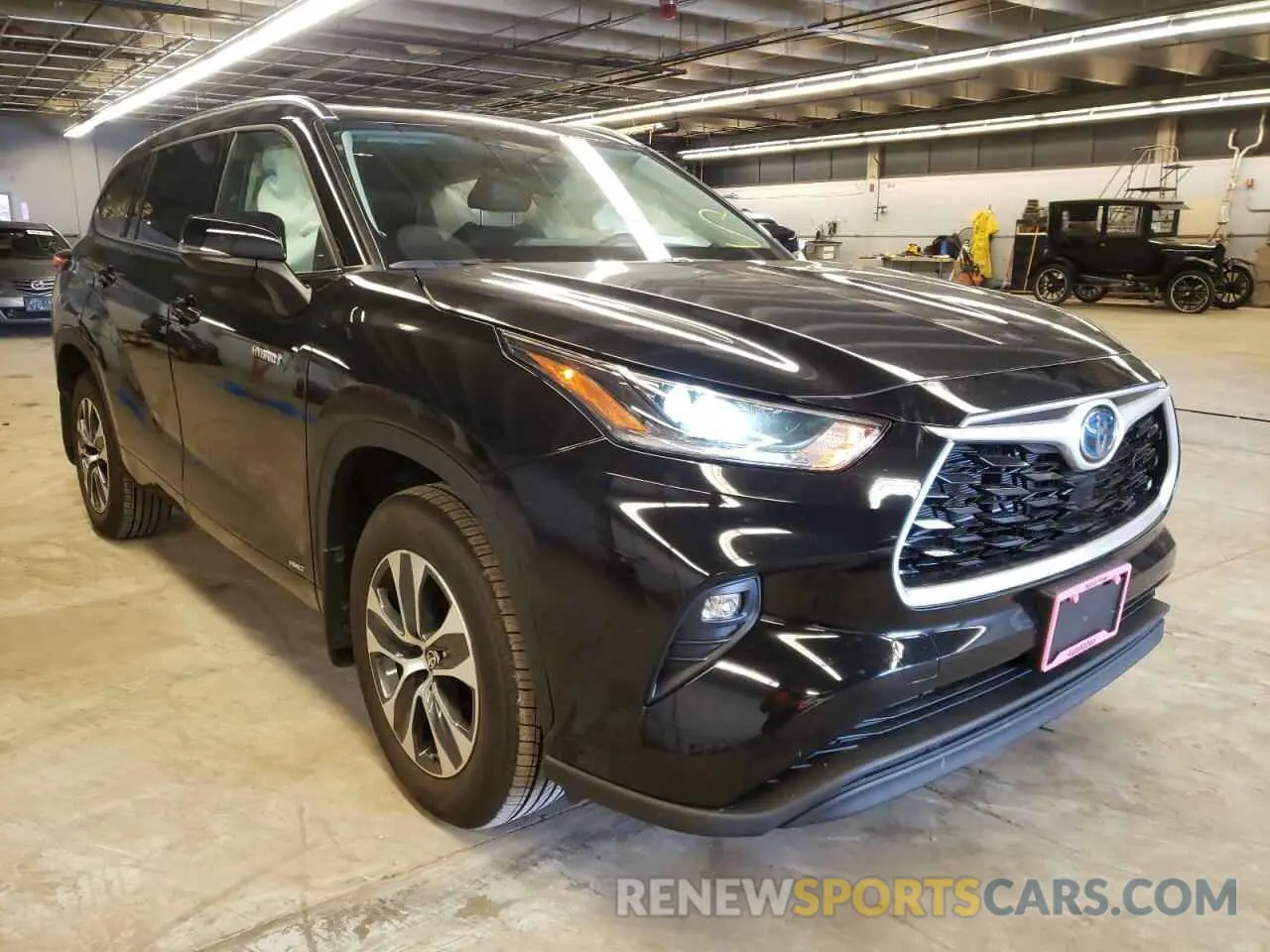 1 fotografías del automóvil dañado 5TDHBRCH5MS537436 TOYOTA HIGHLANDER 2021