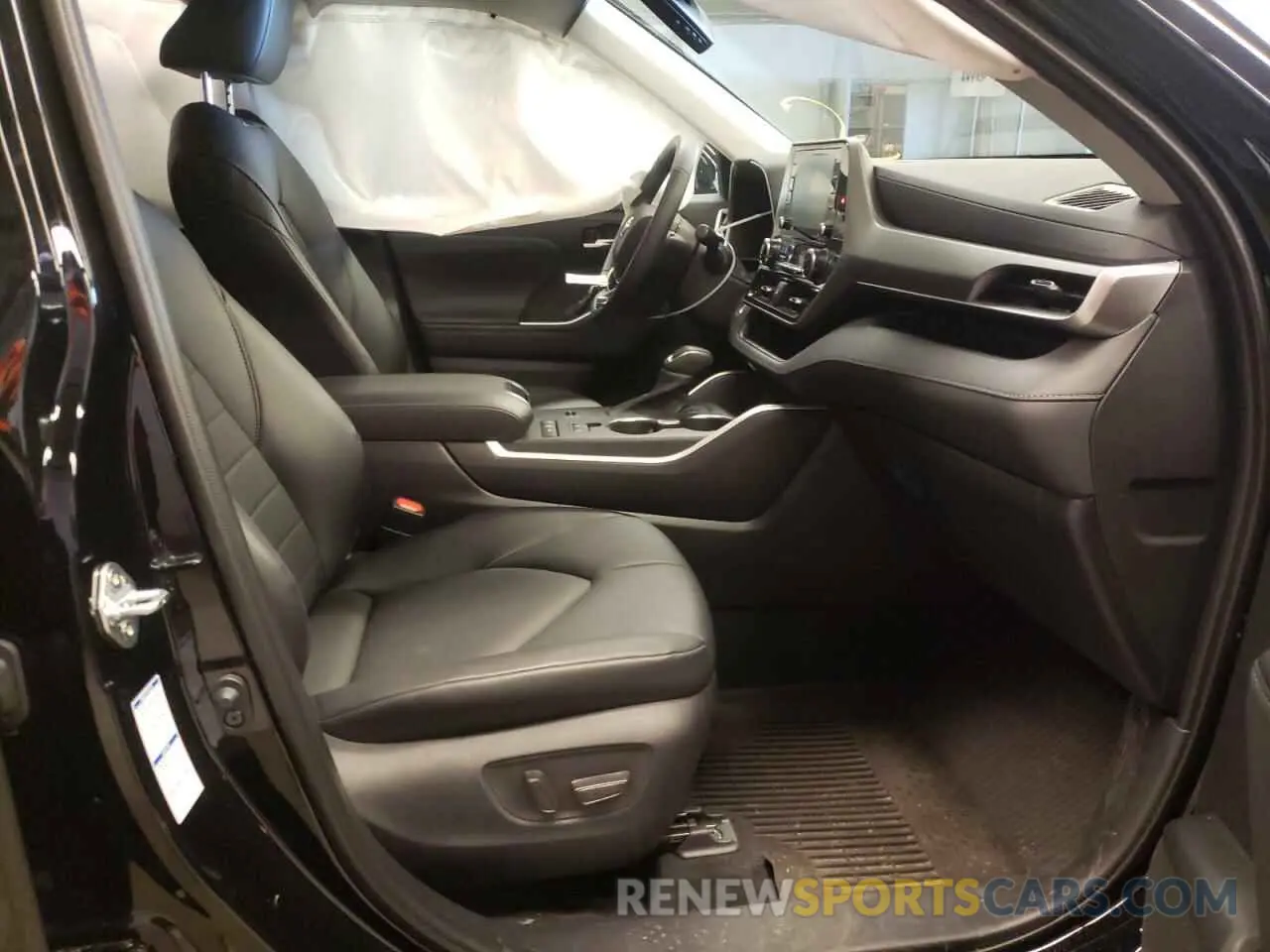 5 fotografías del automóvil dañado 5TDHBRCH5MS537436 TOYOTA HIGHLANDER 2021