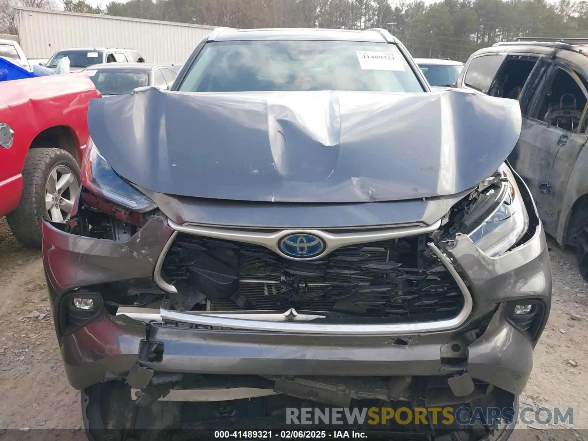 11 fotografías del automóvil dañado 5TDHBRCH6MS535341 TOYOTA HIGHLANDER 2021