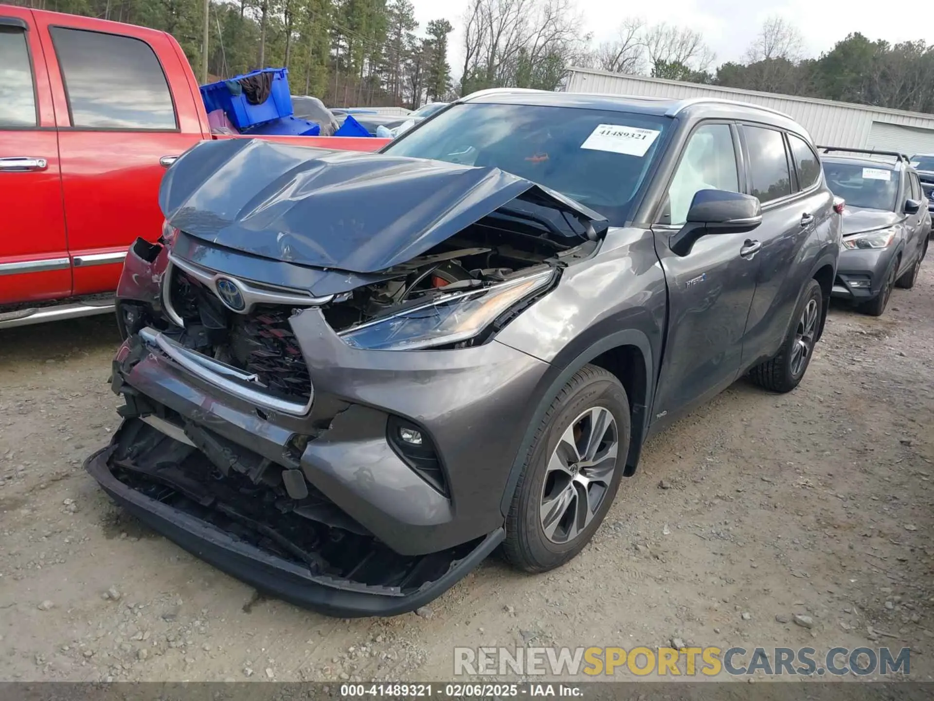 13 fotografías del automóvil dañado 5TDHBRCH6MS535341 TOYOTA HIGHLANDER 2021