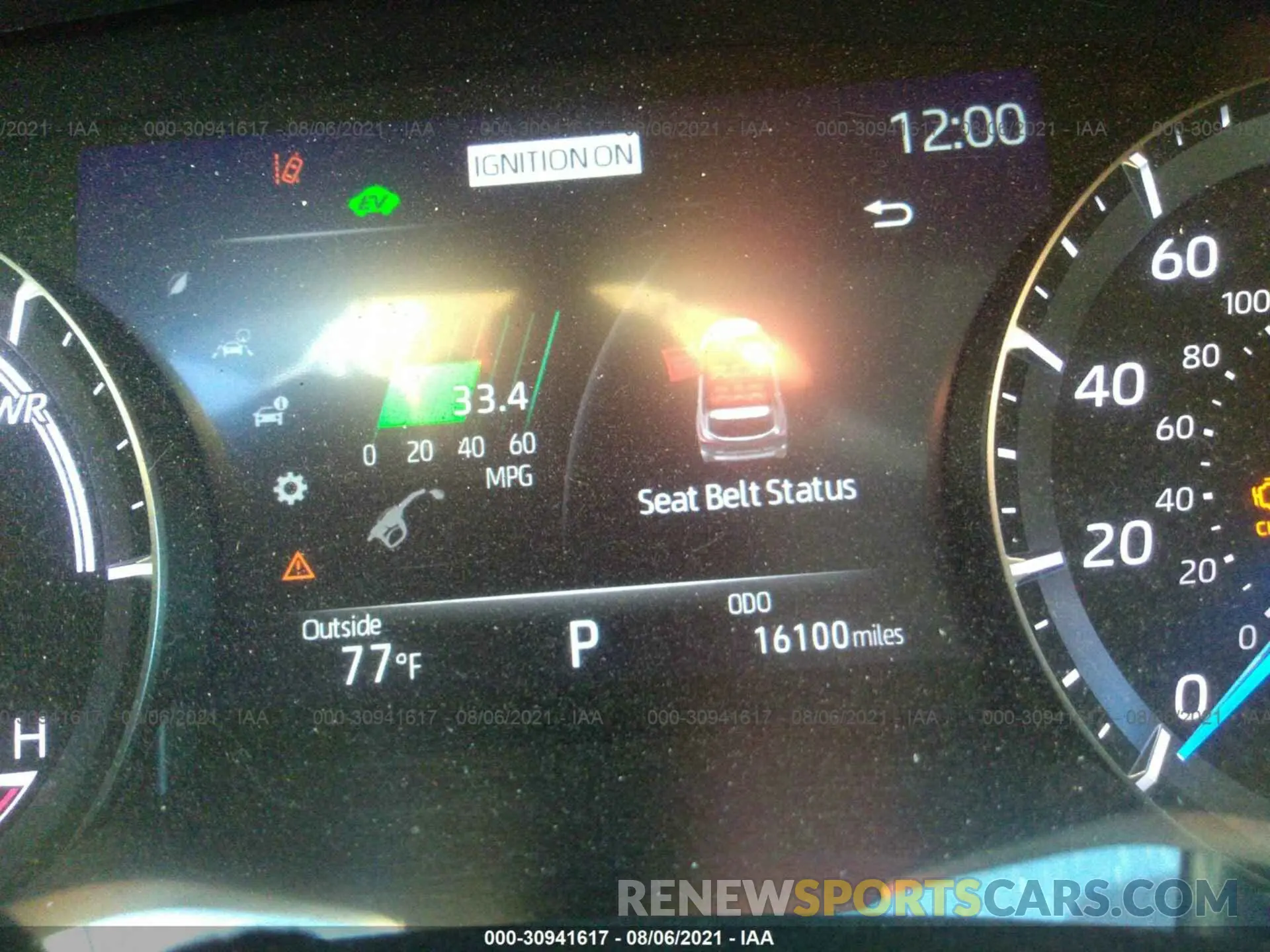 7 fotografías del automóvil dañado 5TDHBRCH7MS039383 TOYOTA HIGHLANDER 2021