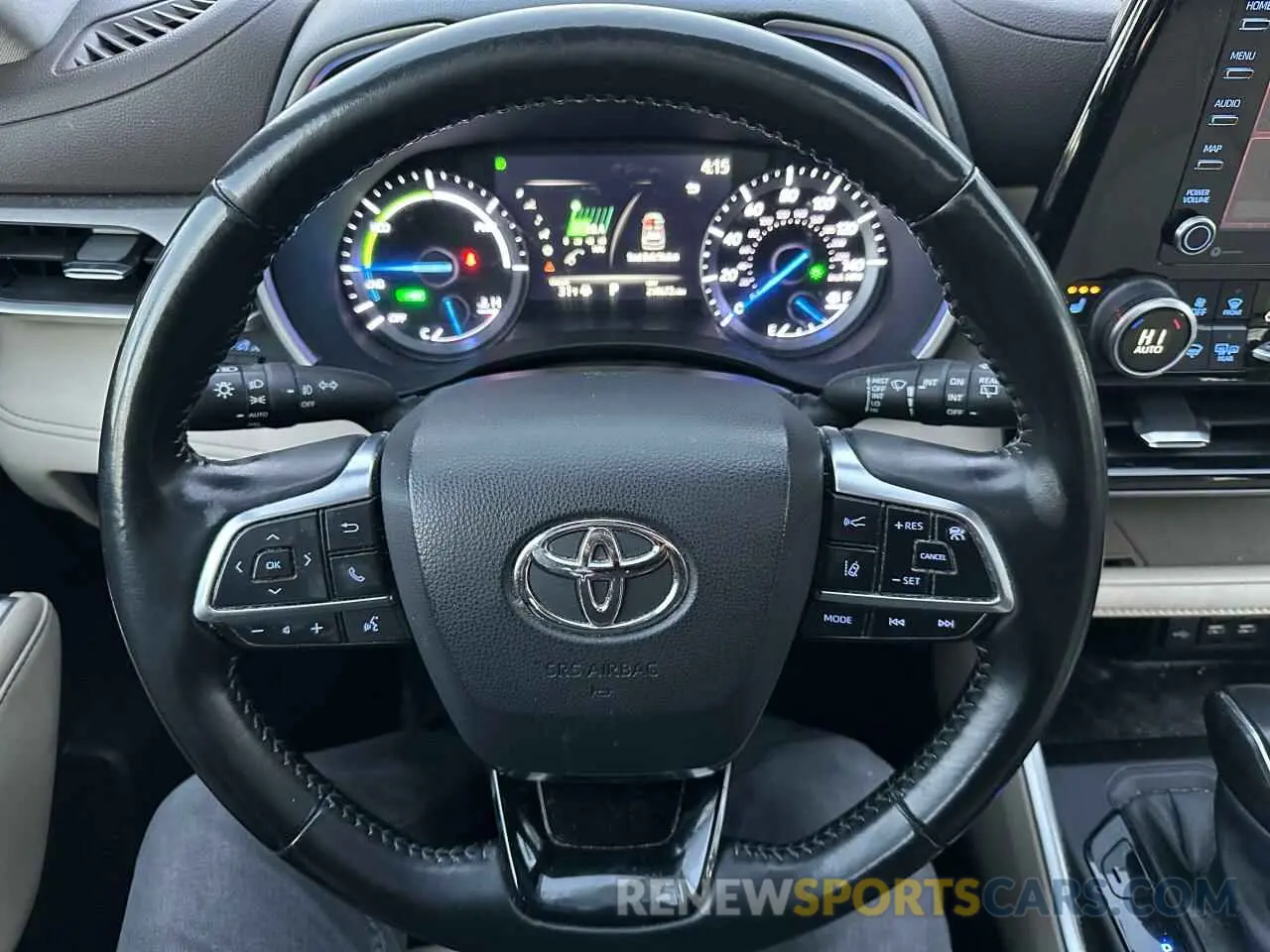 11 fotografías del automóvil dañado 5TDHBRCH7MS061593 TOYOTA HIGHLANDER 2021