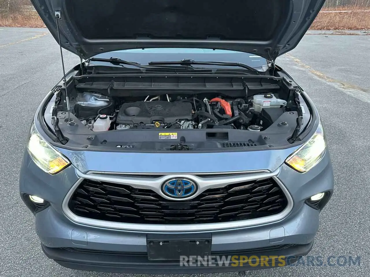 7 fotografías del automóvil dañado 5TDHBRCH7MS061593 TOYOTA HIGHLANDER 2021