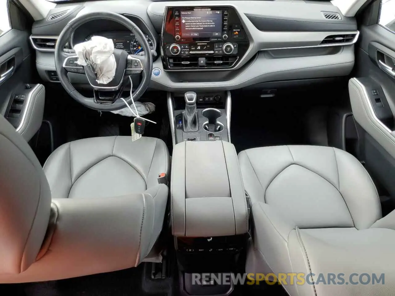 8 fotografías del automóvil dañado 5TDHBRCH8MS515933 TOYOTA HIGHLANDER 2021