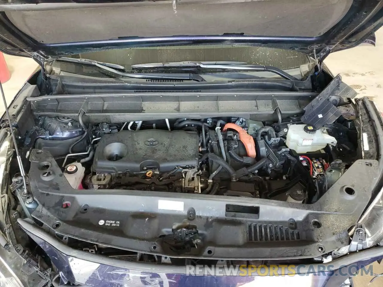 12 fotografías del automóvil dañado 5TDHBRCH8MS519156 TOYOTA HIGHLANDER 2021