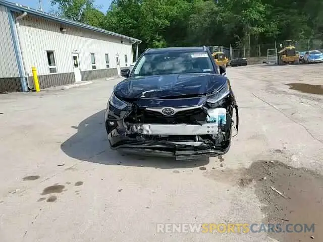 15 fotografías del automóvil dañado 5TDHBRCH8MS519156 TOYOTA HIGHLANDER 2021